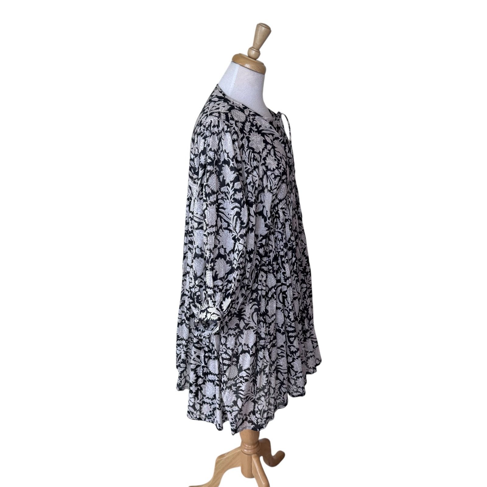 Other Daughters of India Kyra Pepper Black Brown Mini Dress XL Size XL / US 12-14 / IT 48-50 - 3 Thumbnail