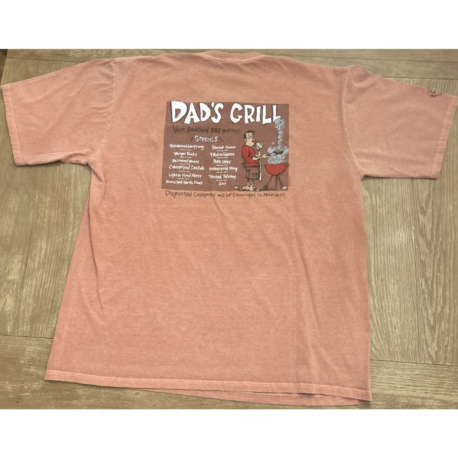 Vintage **CRAZY SHIRTS CHILE DYED FUNNY XL REGULAR PINKISH MEN'S T-SHIRT** User: **CRAZY SHIRTS CHILE DYED FUNNY XL MEN'S T-SHIRT** Size US XL / EU 56 / 4 - 5 Thumbnail