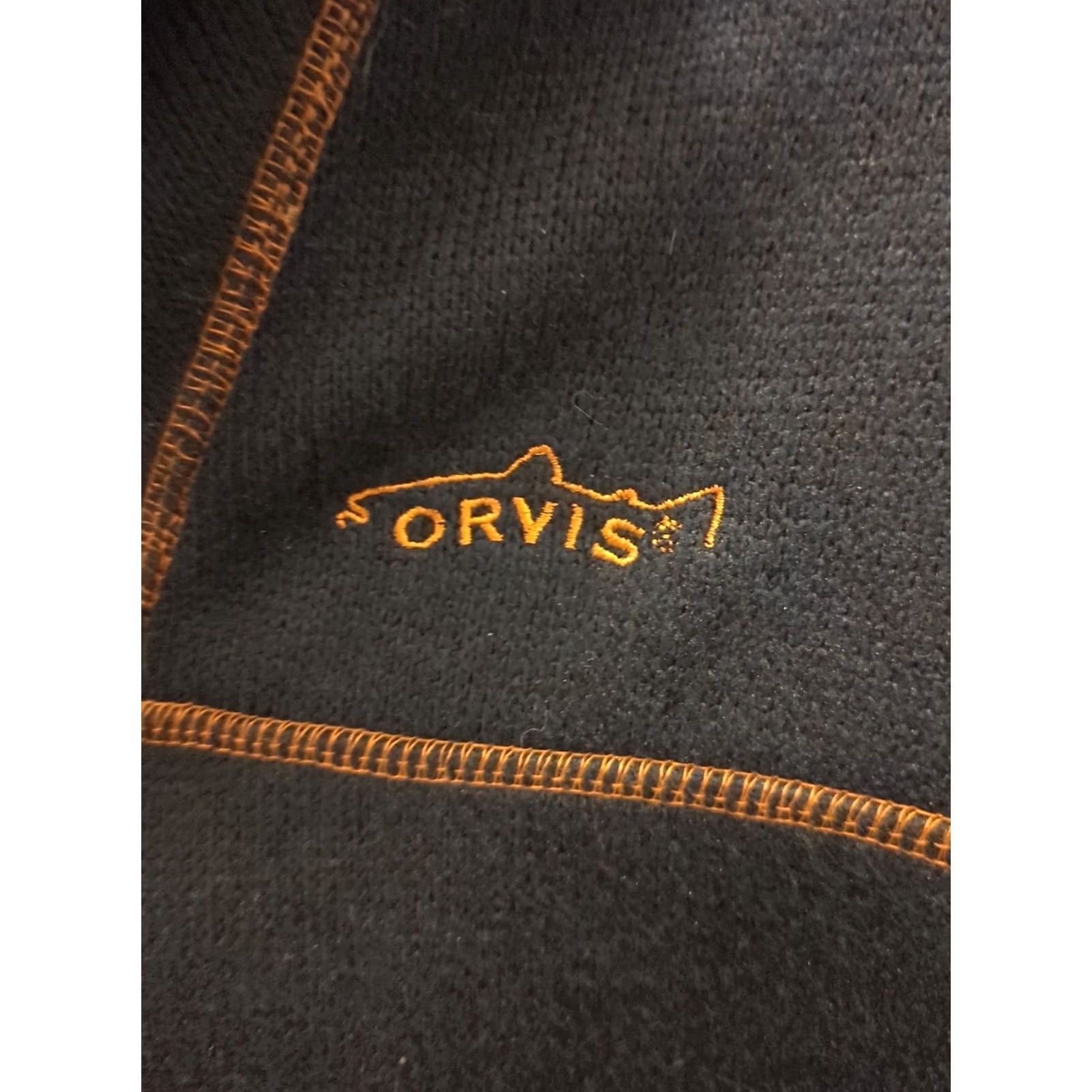 Orvis Orvis Navy Blue / Burnt Orange Pullover Quarter Zip Sweater Mens Medium Size US M / EU 48-50 / 2 - 2 Thumbnail