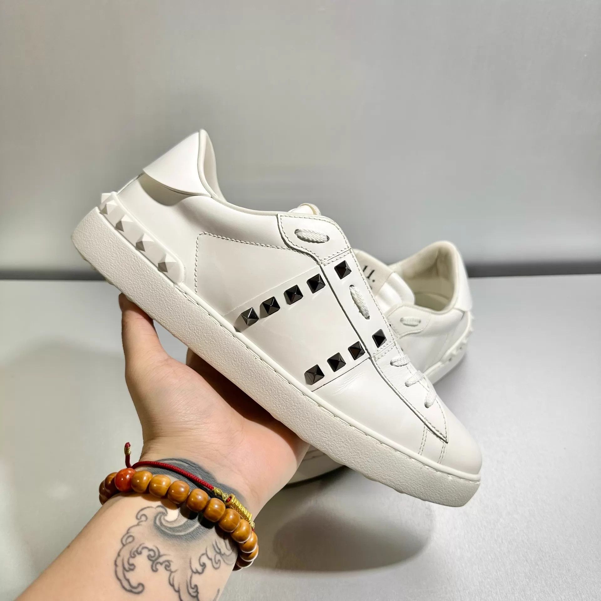 Valentino Valentino Riveted Open Sneakers EUR43 Near Mint Size US 10 / EU 43 - 8 Thumbnail