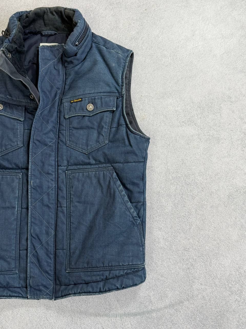G-Star VTG G-star raw cargo multi-zip down puffer denim jacket y2k Size US M / EU 48-50 / 2 - 6 Thumbnail