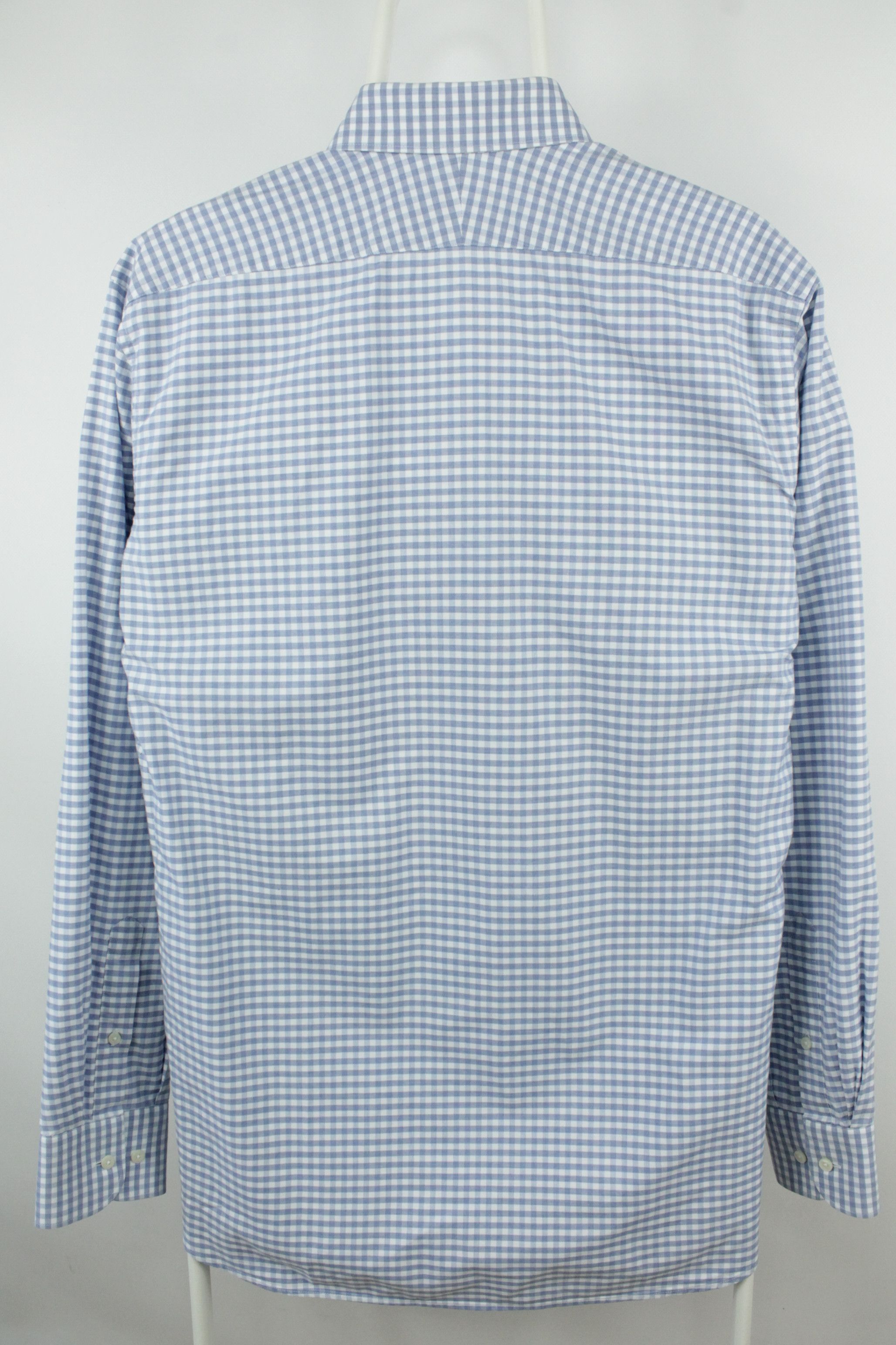 Suitsupply Suitsupply Monaco Cotton Two Ply Slim Fit Check Formal Shirt Size US L / EU 52-54 / 3 - 6 Thumbnail