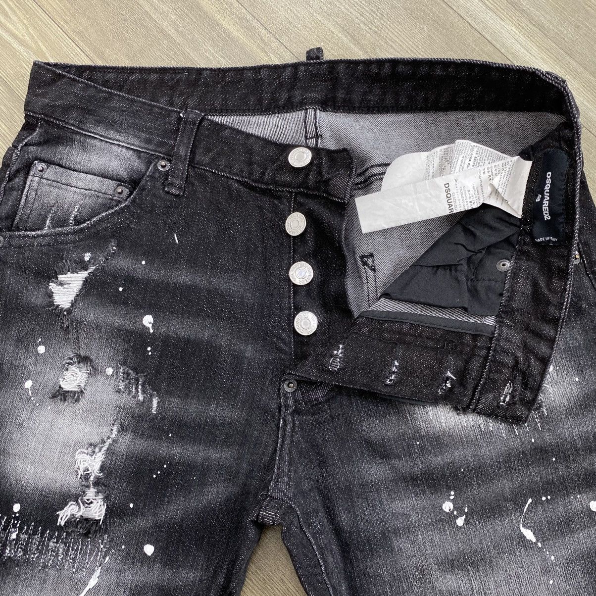 Dsquared2 2000s Dsquared2 Distressed Rock Punk Y2K Jeans ifsixwasnine Size US 30 / EU 46 - 6 Thumbnail