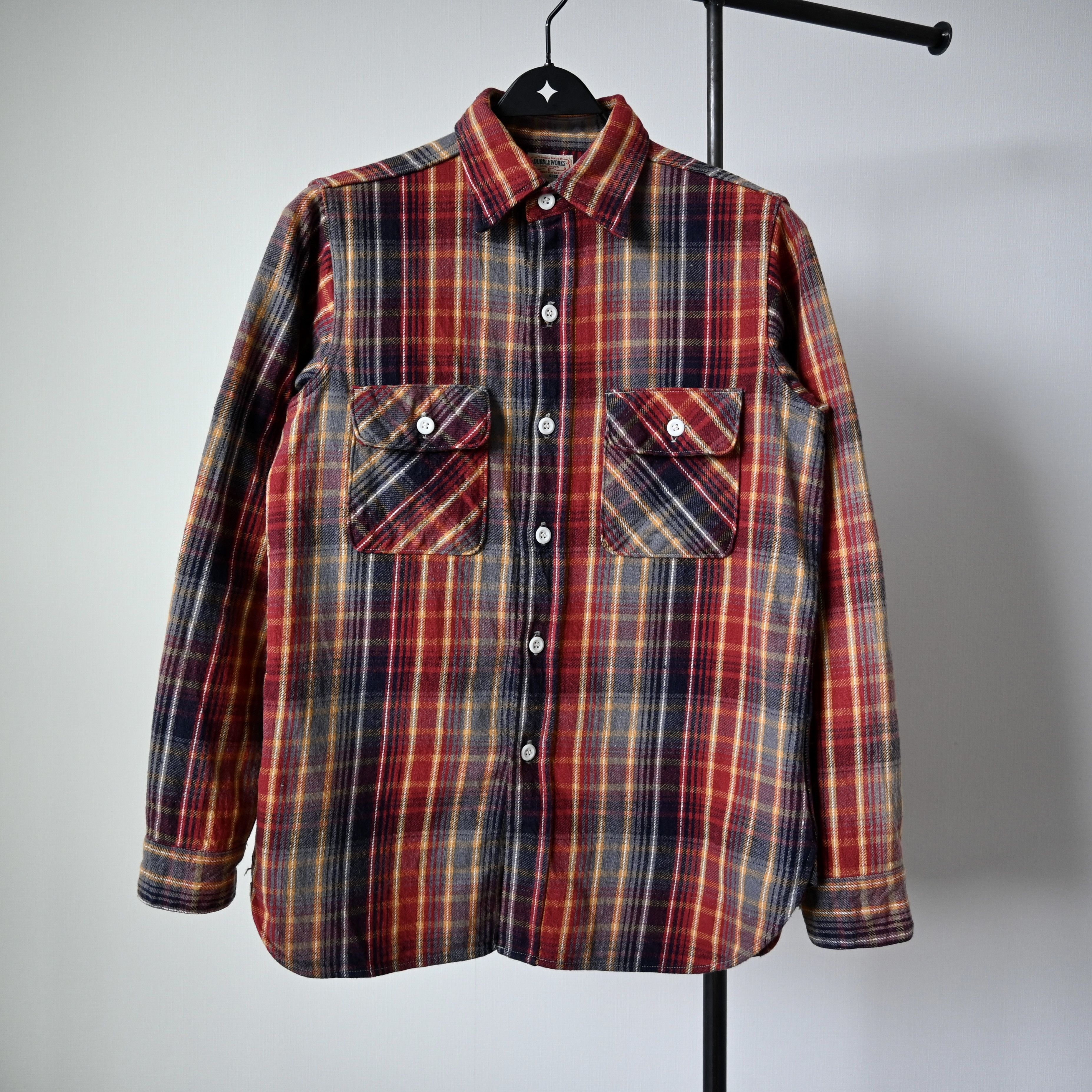 Warehouse & Co. DUBBLE WORKS by Warehouse heavyweight flannel shirt, 36 Size US XS / EU 42 / 0 - 1 Thumbnail