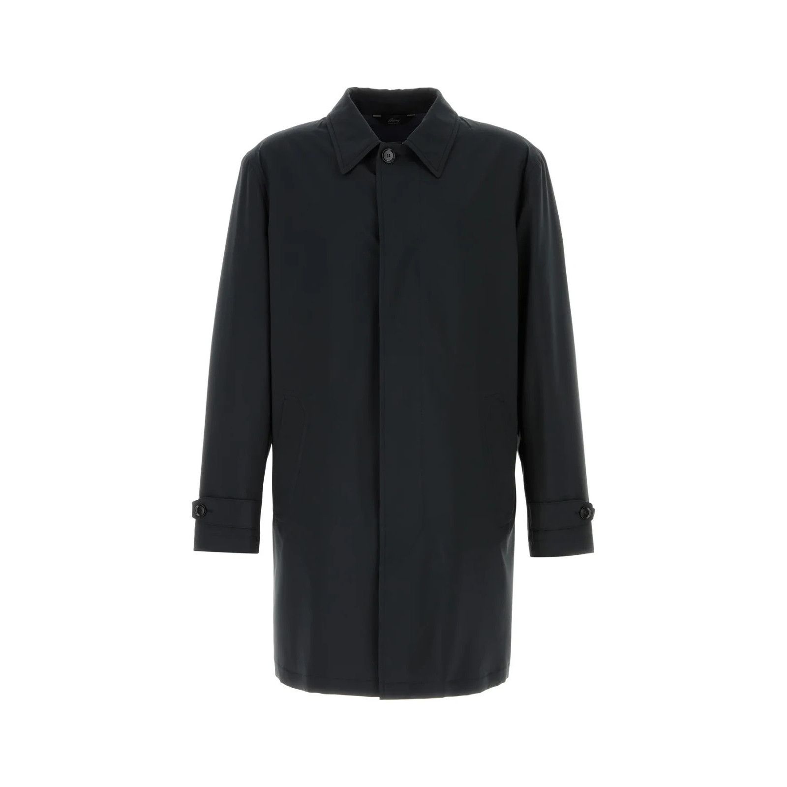 Brioni BRIONI Black Polyester Coat New & Authentic (Men's size:L;) Size US L / EU 52-54 / 3 - 1 Thumbnail