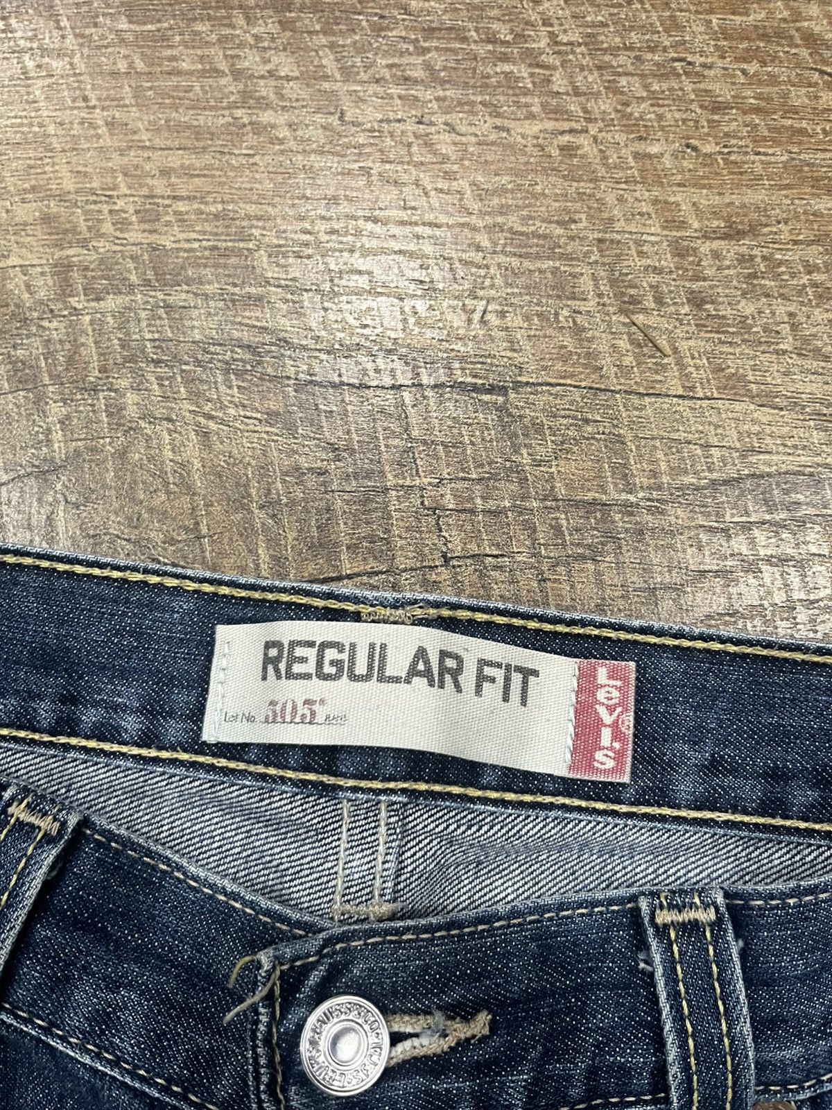 Levi's Vintage Y2k Levis 505 Blue Jeans Regular Fit - 33x30 Size US 33 - 3 Thumbnail