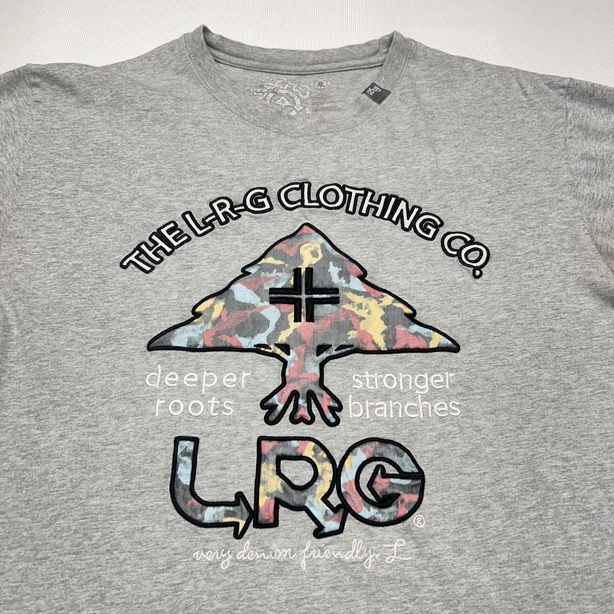 LRG × Vintage LRG Tee Shirt Grey Lifted Research Group Logo Skate Y2K Size US XL / EU 56 / 4 - 2 Thumbnail