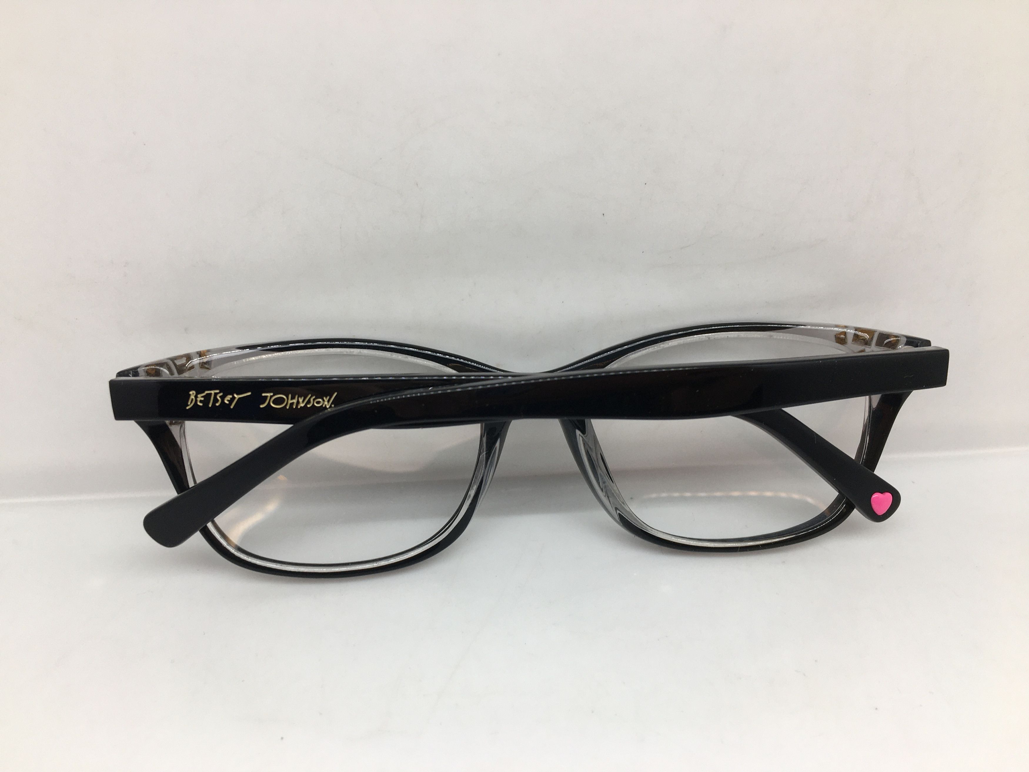 Betsey Johnson Betsey Johnson clear black Cat Eye Eyeglasses Size ONE SIZE - 7 Thumbnail
