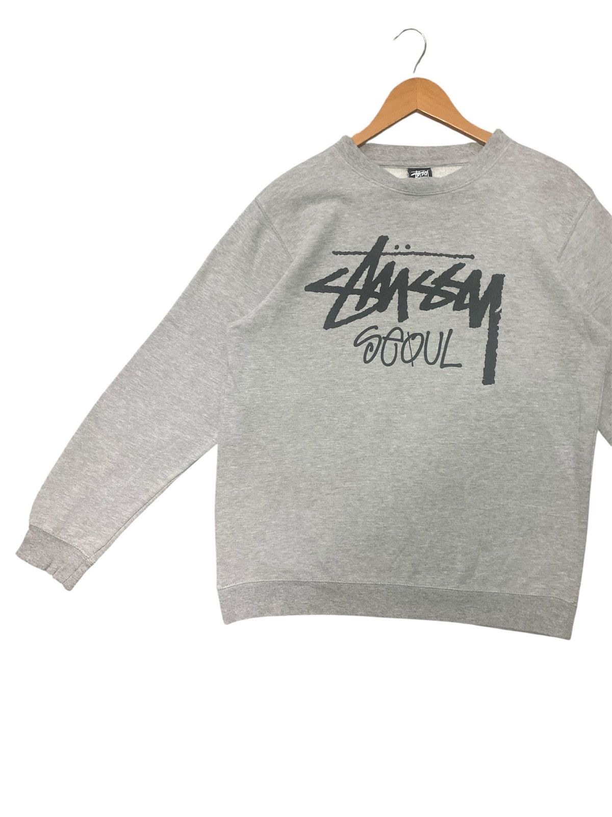 Stussy × Vintage 💸BINDING OFFER💸VINTAGE STUSSY SEOUL SWEATSHIRT TEE💥 Size US M / EU 48-50 / 2 - 3 Thumbnail