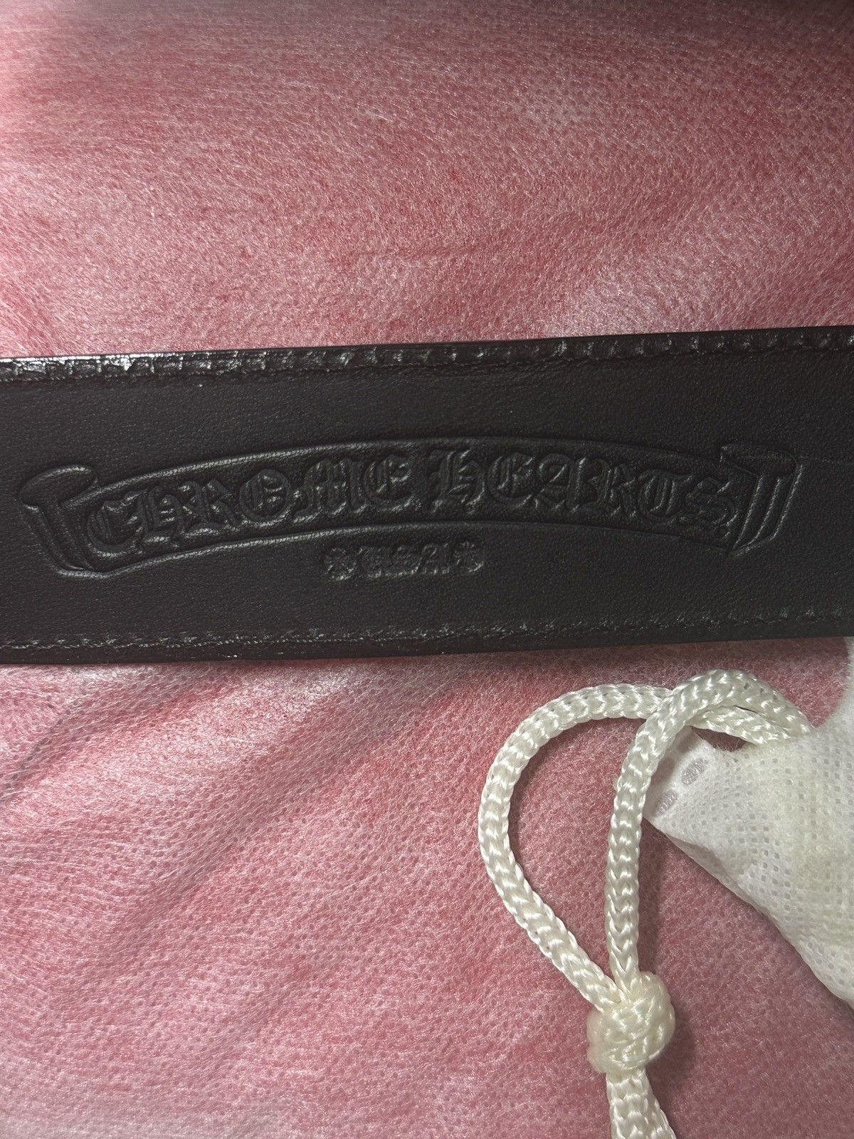 Chrome Hearts Chrome Hearts Bronze Roller Belt Size 32 - 10 Thumbnail