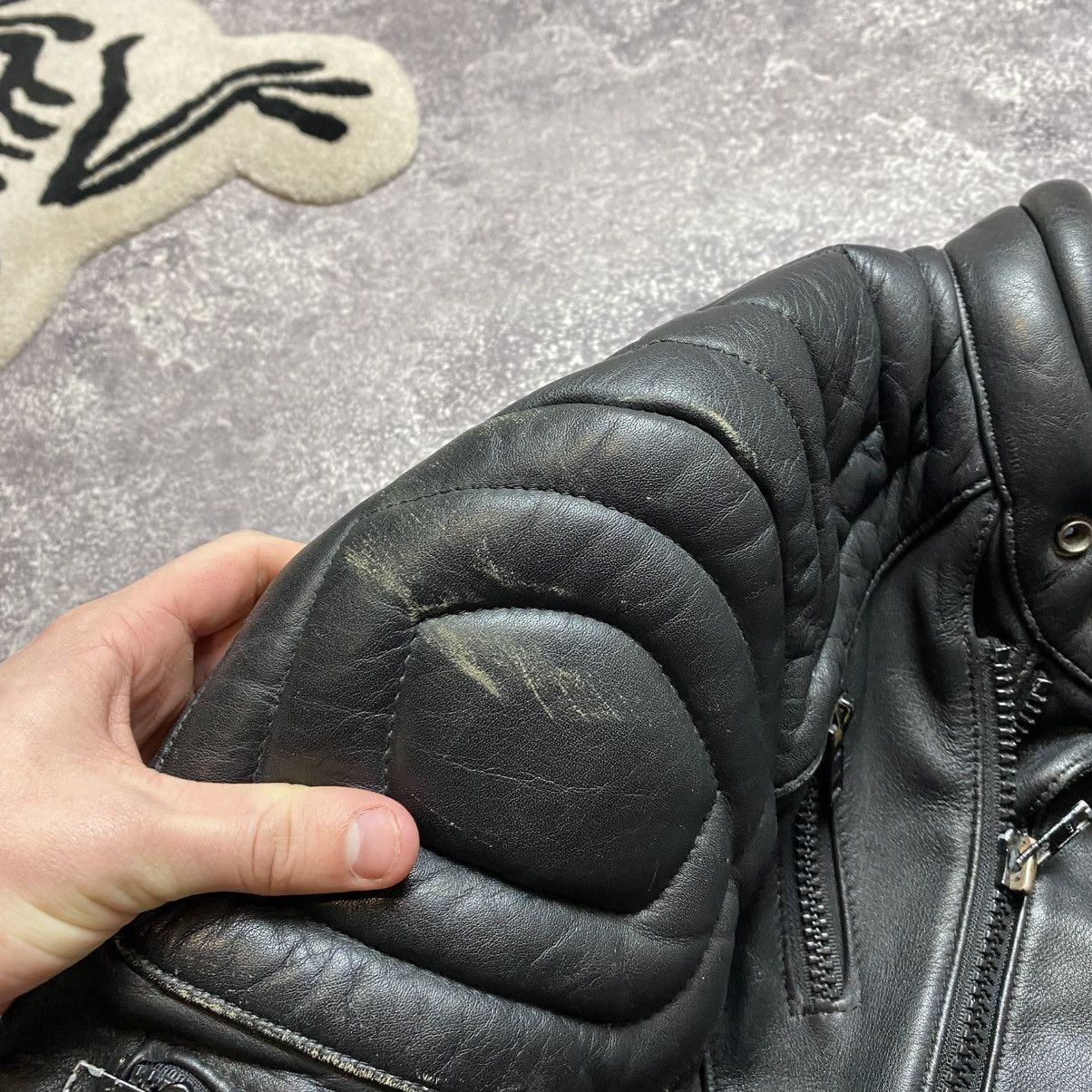Vintage Vintage Leather MOTO Rare motorbike 90’s Avantgarde jacket Size US XS / EU 42 / 0 - 11 Thumbnail