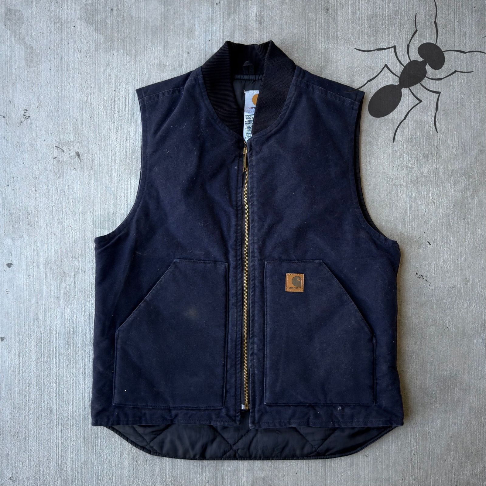 Carhartt × Vintage Carhartt V02 MDT blue work wear vest Size US M / EU 48-50 / 2 - 1 Thumbnail