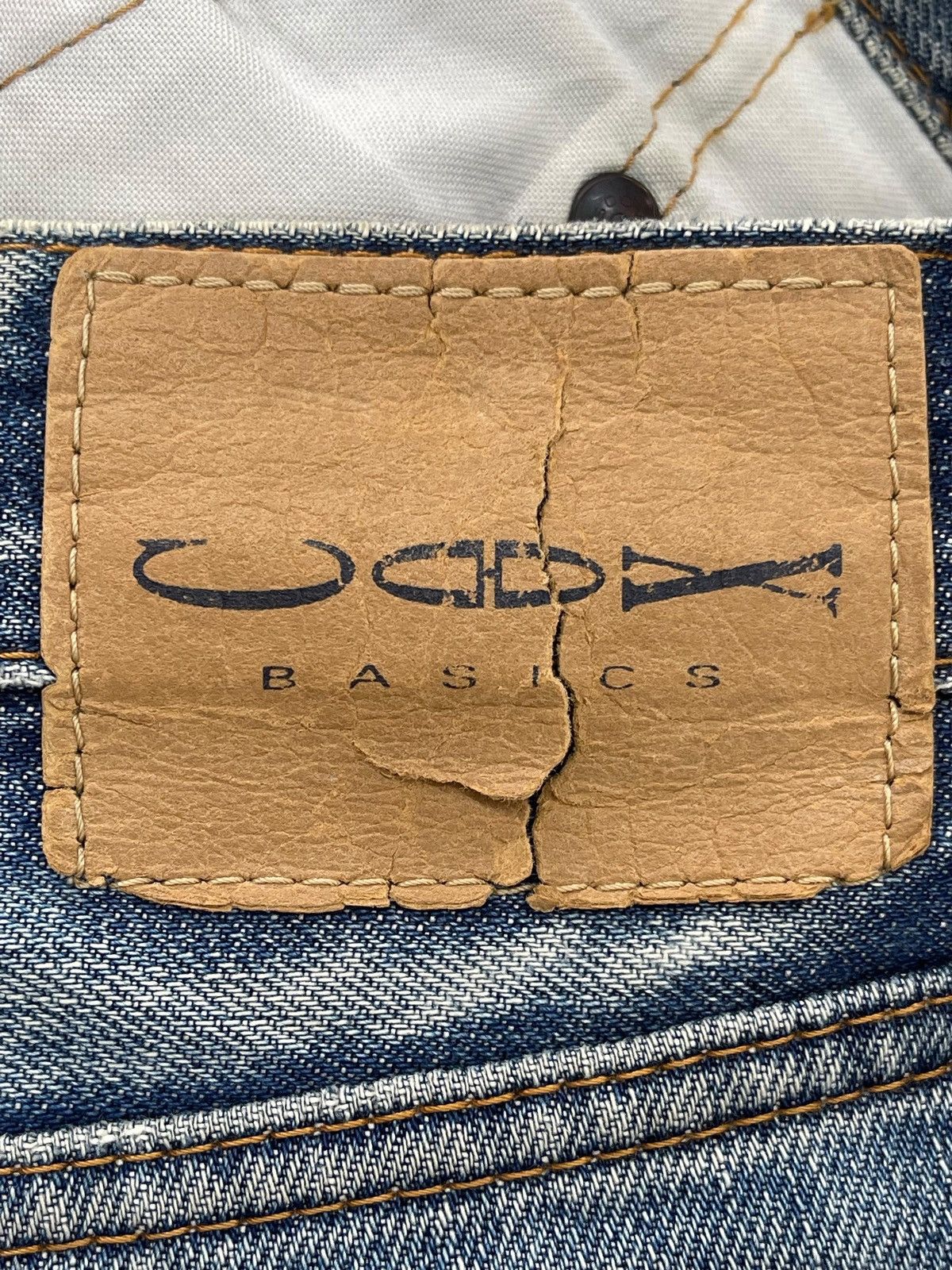 Japanese Brand COX Japanese Brand Light Wash Distressed Straight Jeans Size US 34 / EU 50 - 11 Thumbnail