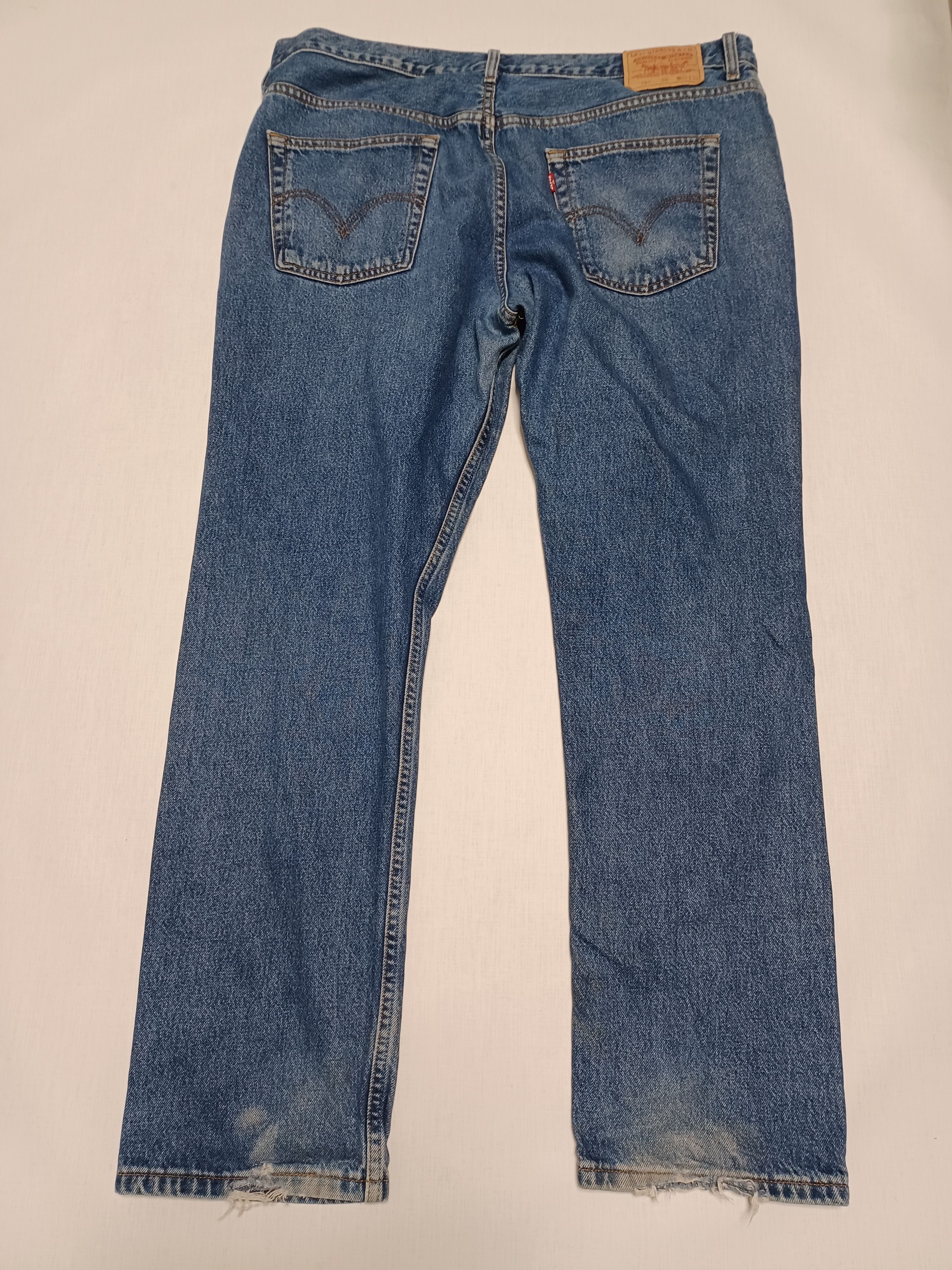 Levi's Vintage Clothing LEVIS 581 VINTAGE 90S 00S BLUE JEANS BIGSIZE DISTRESSED W42 Size US 42 / EU 58 - 2 Thumbnail