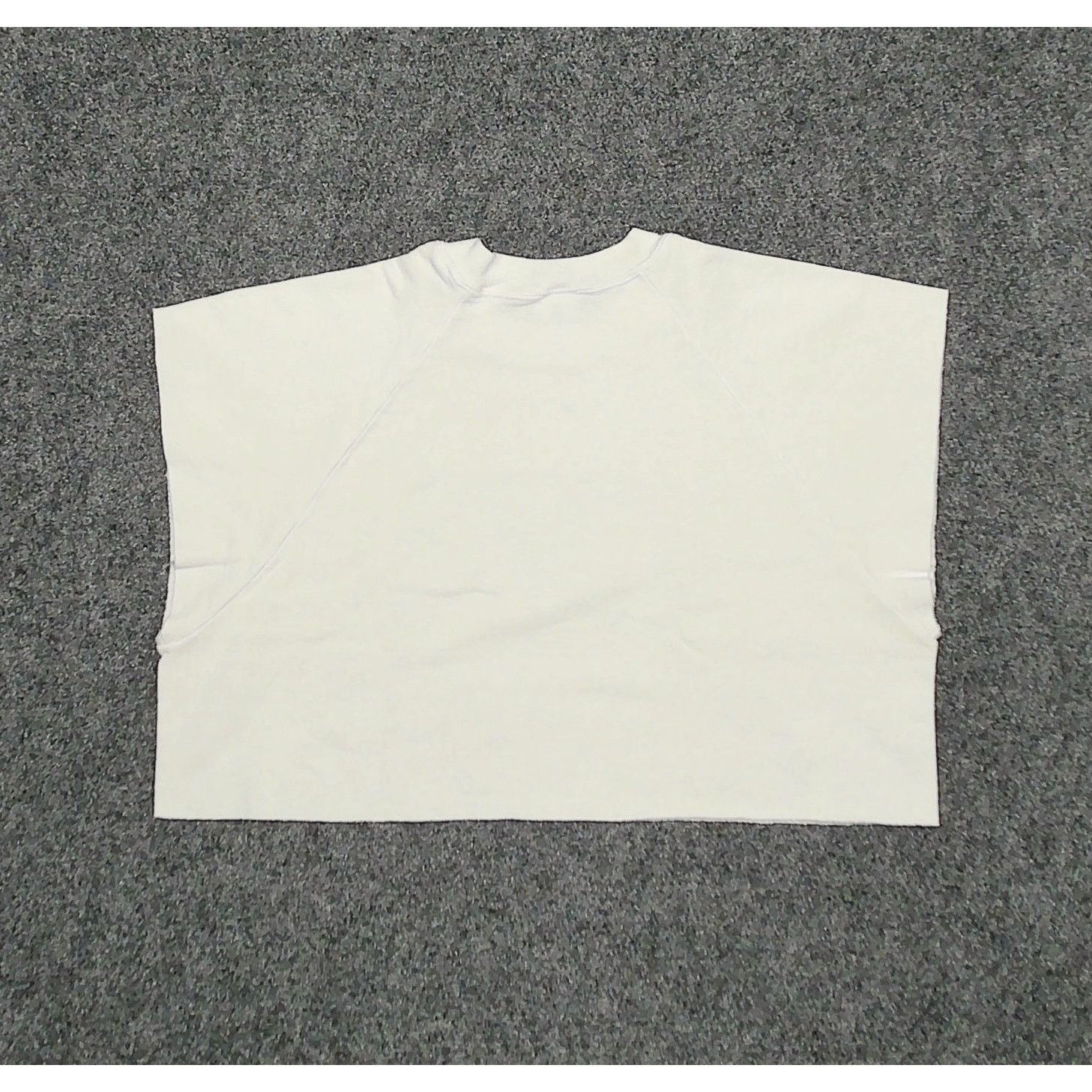 Jerzees Jerzees 80s US Healthcare Raw Hem Super Crop Boxy Sweatshirt Size XL / US 12-14 / IT 48-50 - 3 Thumbnail