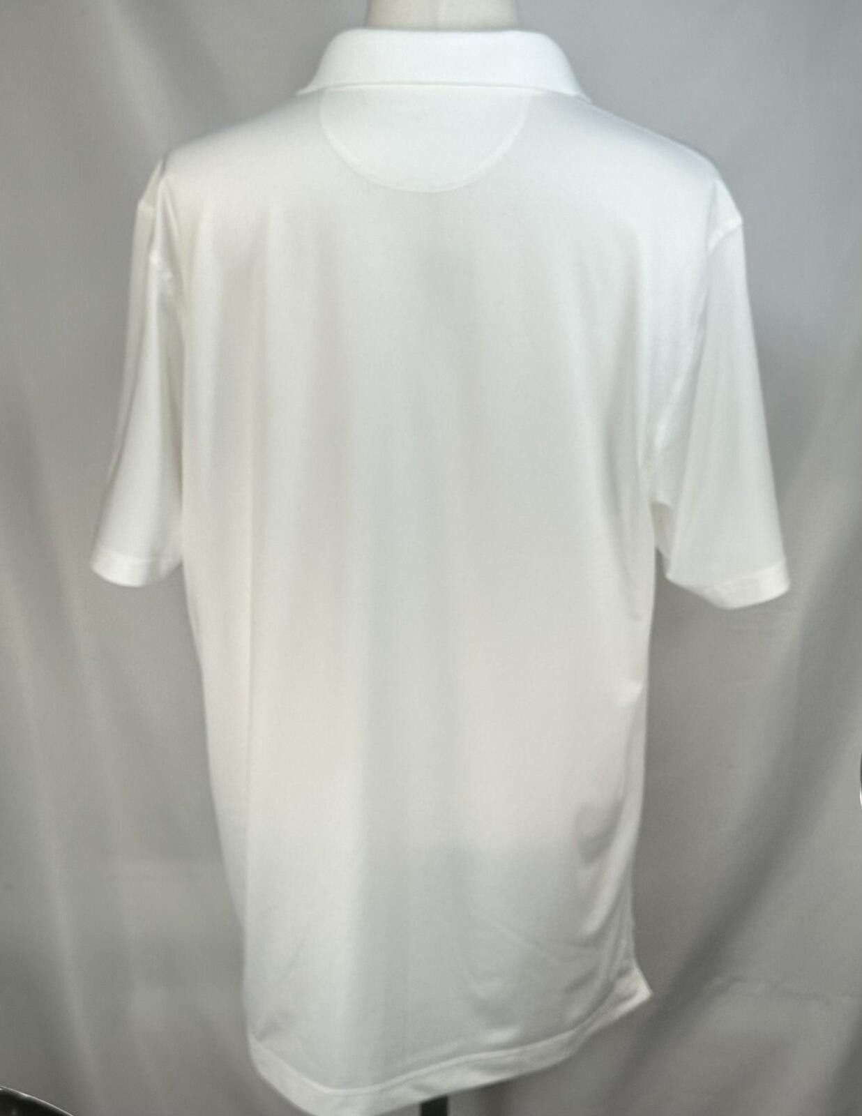 Brooks Brothers Brooks Brothers 1/4 Button Logo Polo Shirt White Mens XL Size US XL / EU 56 / 4 - 2 Thumbnail