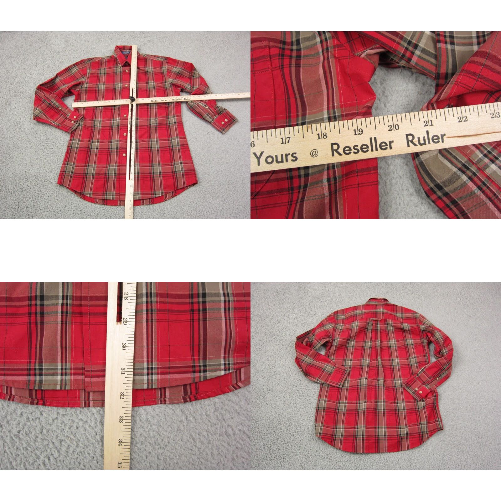 Pendleton VINTAGE Pendleton Shirt Mens S Red Plaid Cotton Button-Up Casual 90s Aztec Fall Winter Spring Summer Mens Size US S / EU 44-46 / 1 - 8 Thumbnail