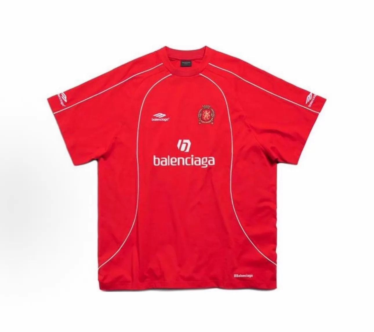 Balenciaga Balenciaga x Man Utd red short-sleeve unisex jersey Size L / US 10 / IT 46 - 1 Thumbnail