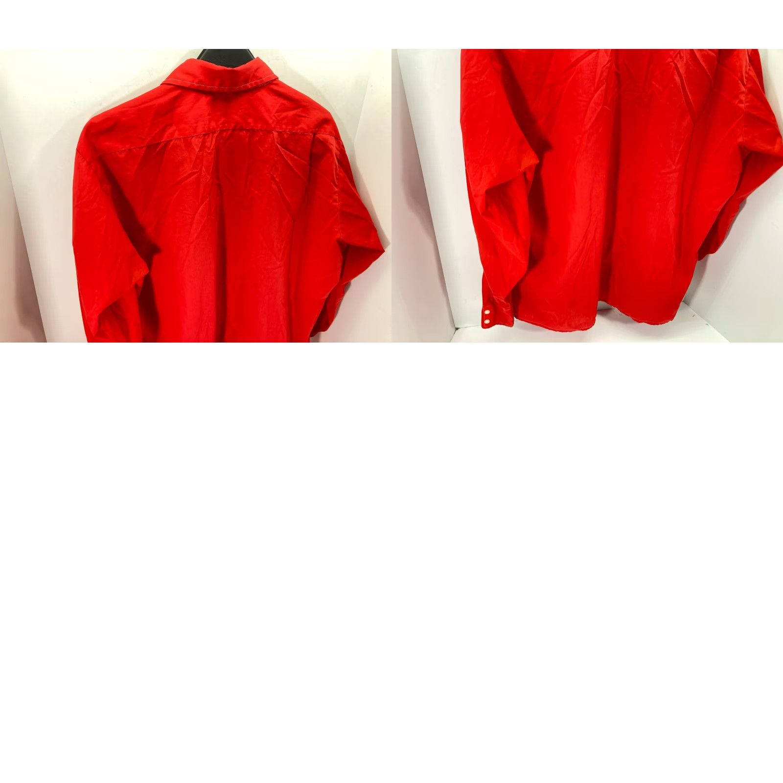 Vintage VINTAGE Bum Manhattan Pullover Shirt Mens L Red Button Long Sleeve 1970s Size US L / EU 52-54 / 3 - 9 Thumbnail