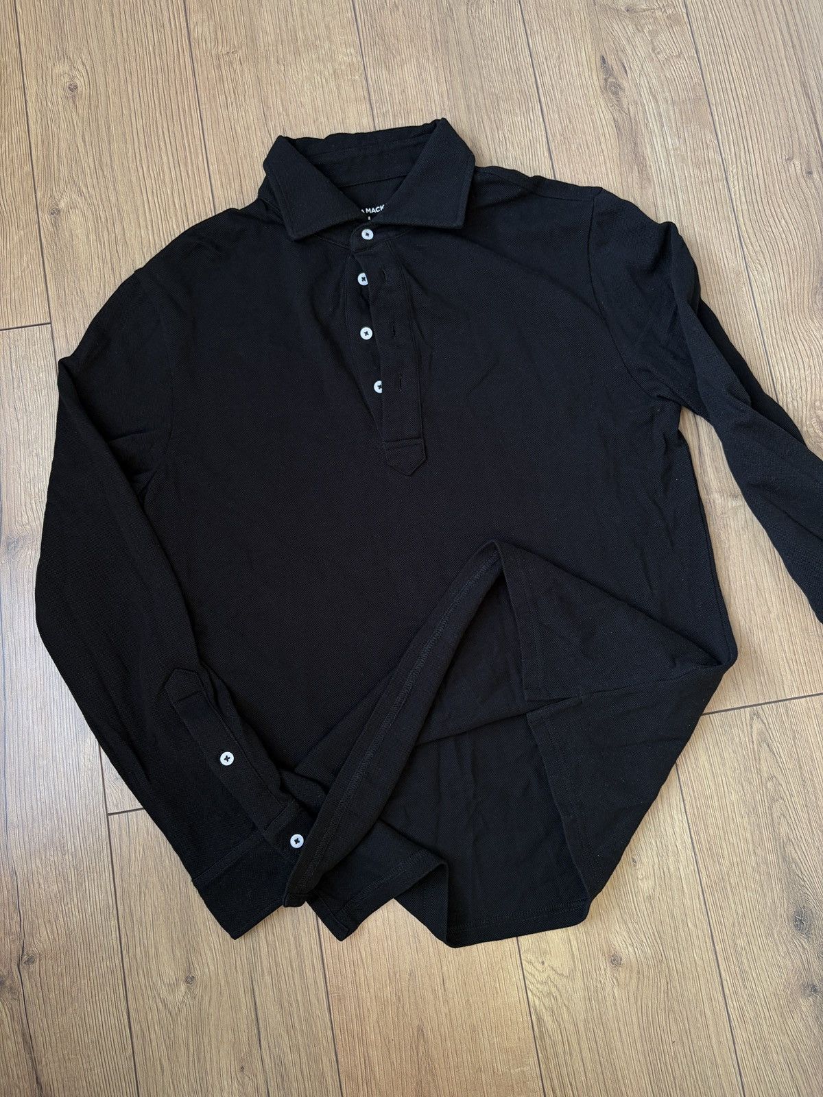 Spier & Mackay Spier & Mackay Waffle Long Sleeve Polo Shirt Size US M / EU 48-50 / 2 - 6 Thumbnail
