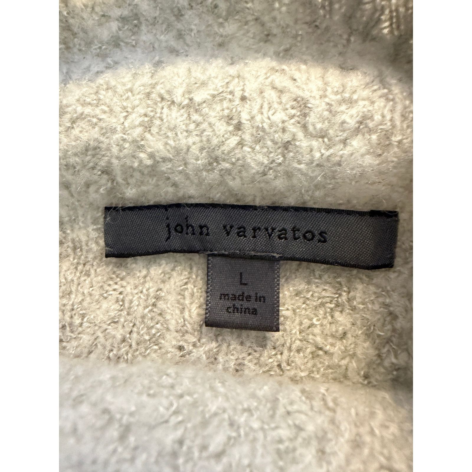 John Varvatos John Varvatos Gray Mockneck Size US L / EU 52-54 / 3 - 3 Thumbnail