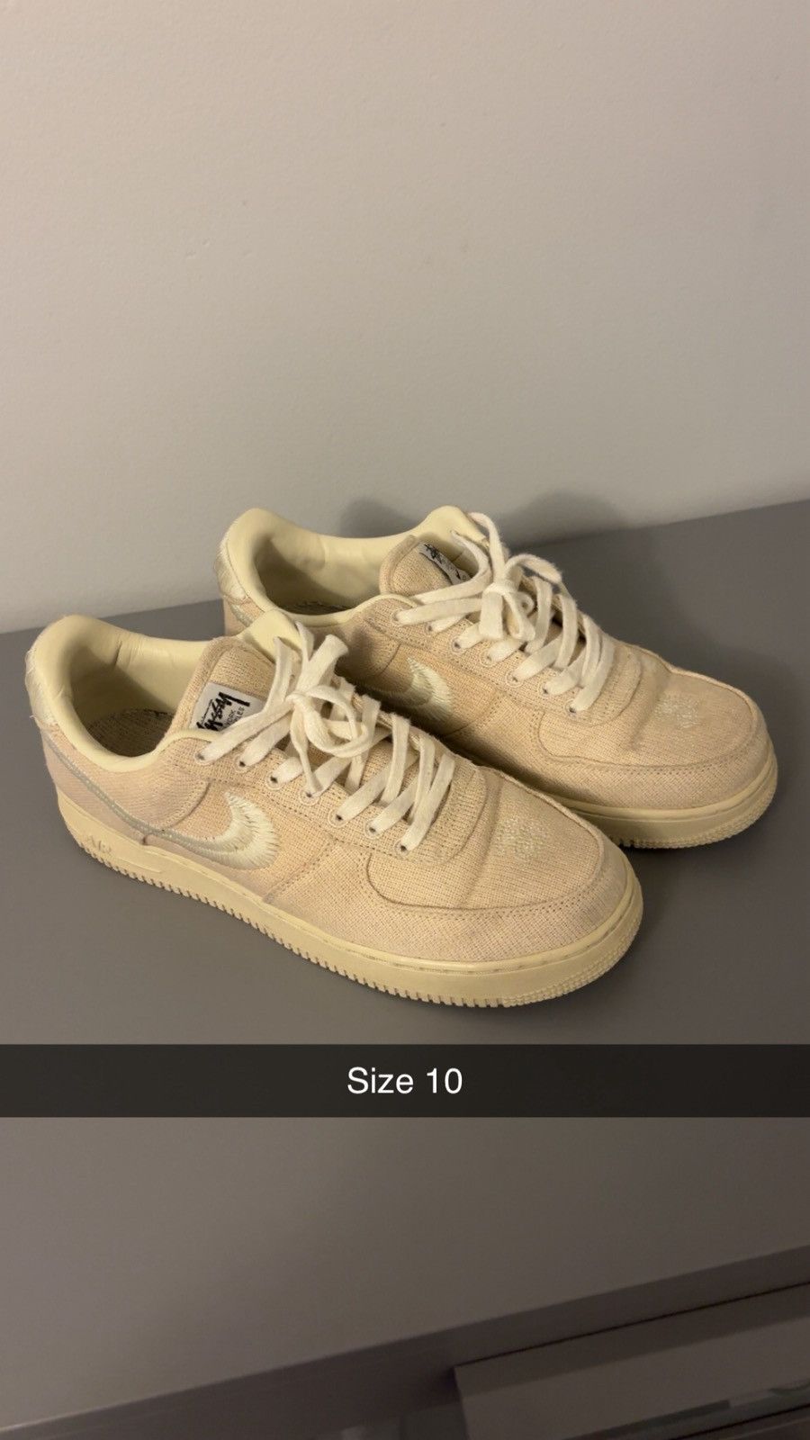 Stussy Stussy air force 1 fossil Size US 10 / EU 43 - 1 Thumbnail