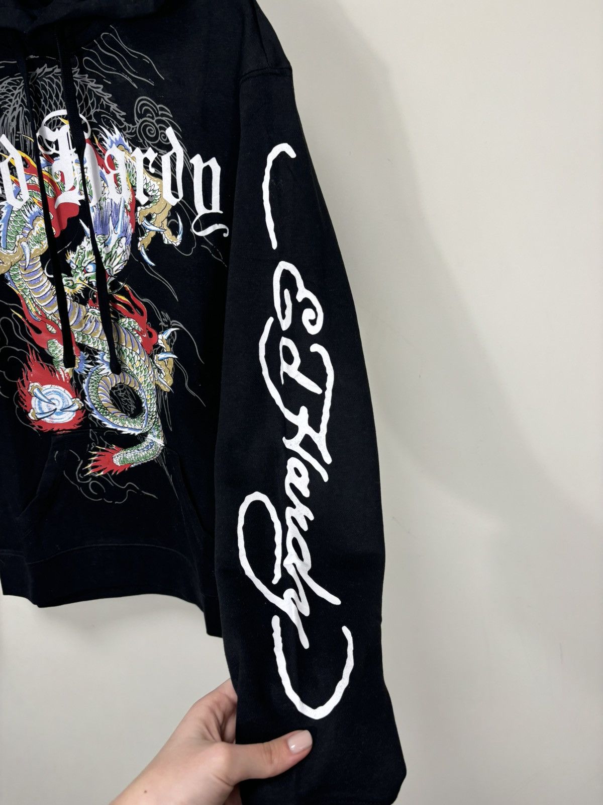 Ed Hardy Ed Hardy Y2K Chinese Dragon Logo NEW Hype Black Hoodie Size US S / EU 44-46 / 1 - 9 Thumbnail