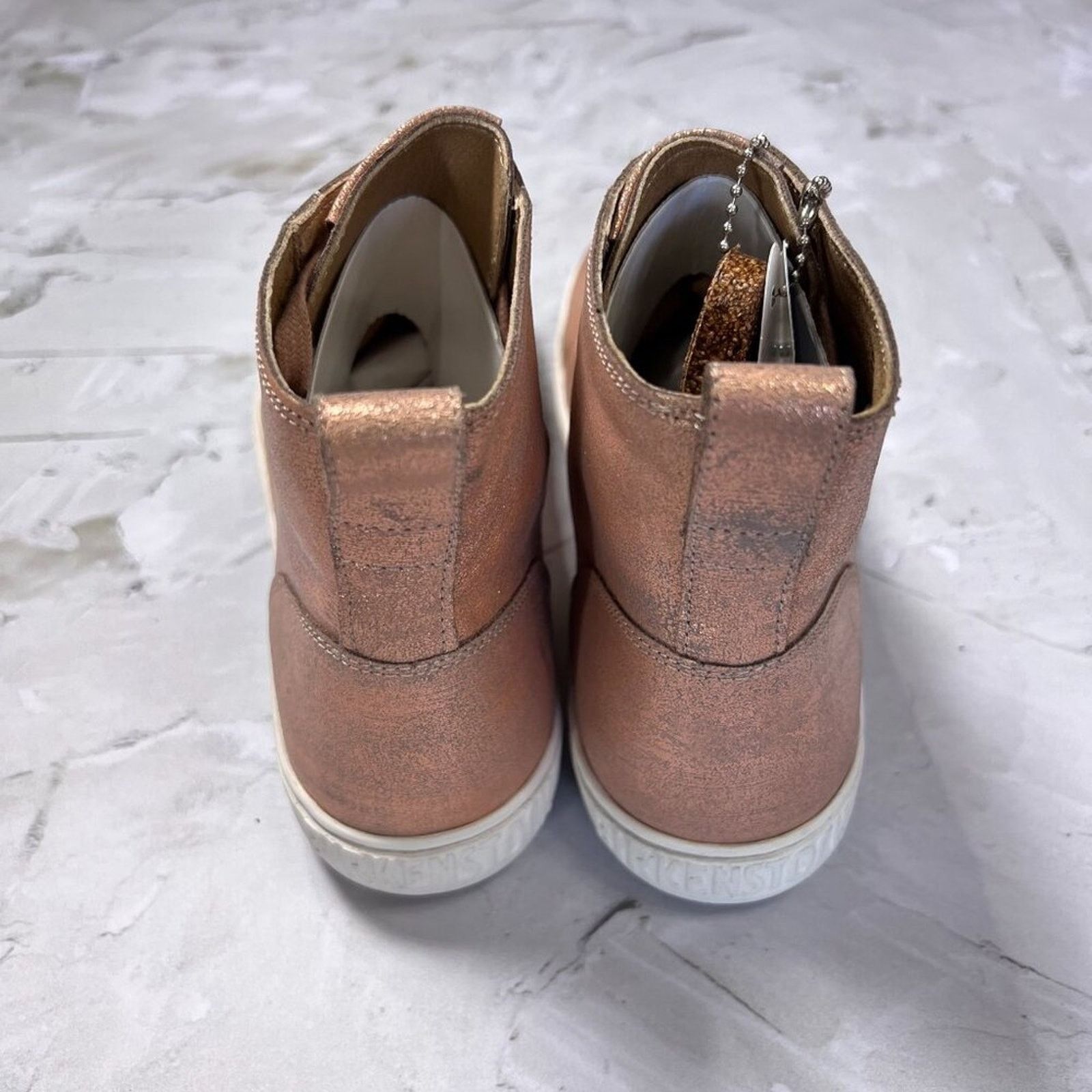 Birkenstock Birkenstock Bartlett Metallic Rose Leather High Top NEW Size US 7 / IT 37 - 9 Thumbnail