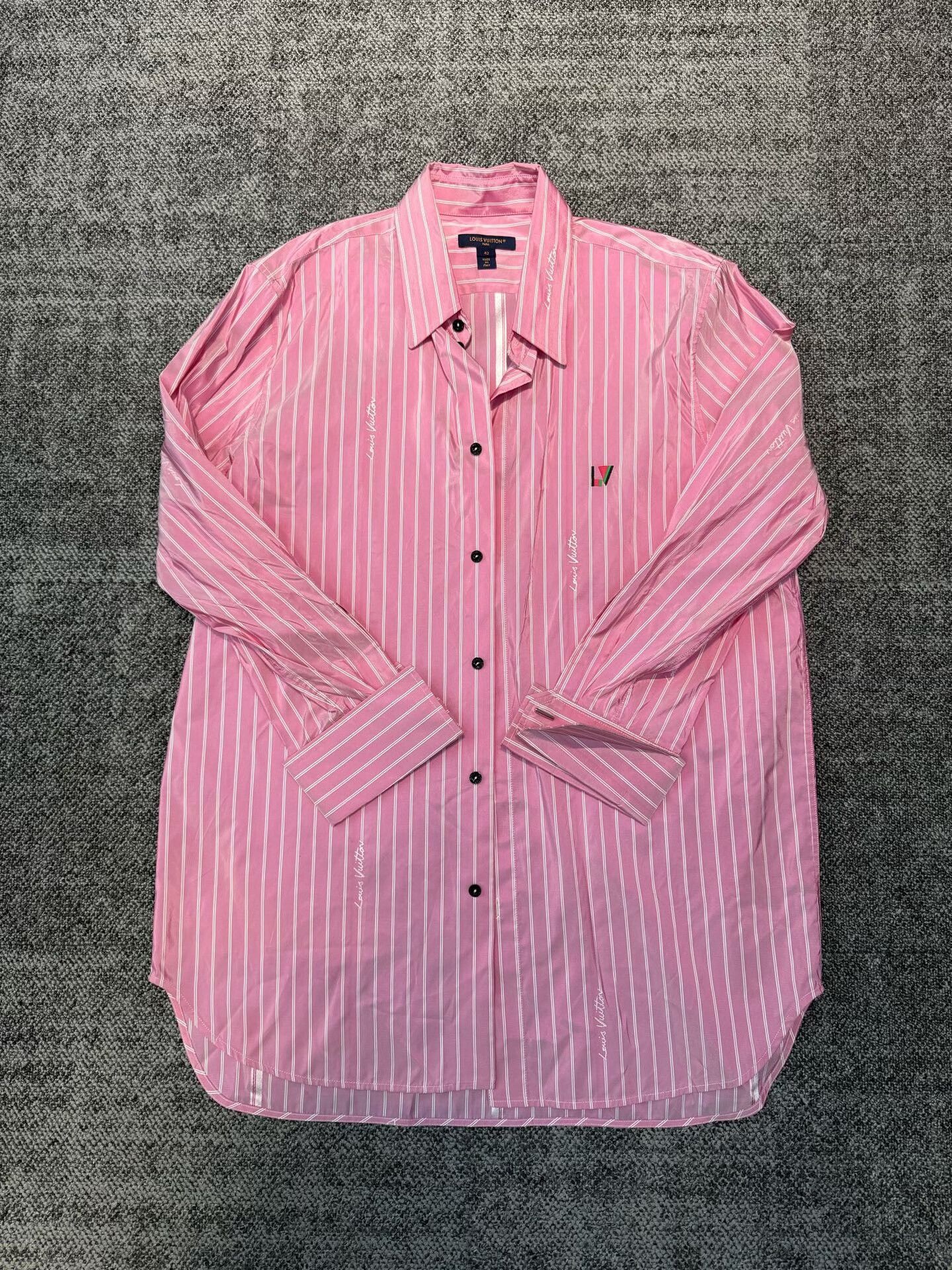 Louis Vuitton Striped Long-Sleeve Shirt