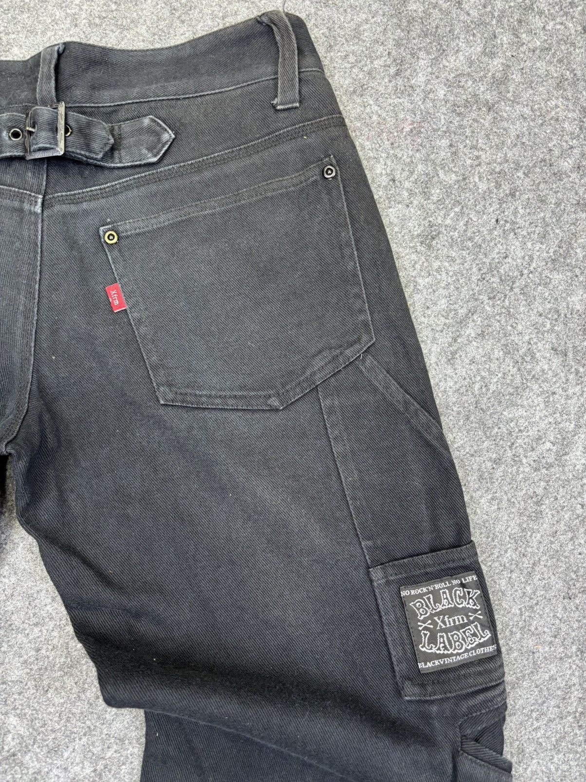 Japanese Brand 💥Insane Style💥Archival Xfrm Japan Half Cargo Denim F855 Size US 30 / EU 46 - 10 Thumbnail