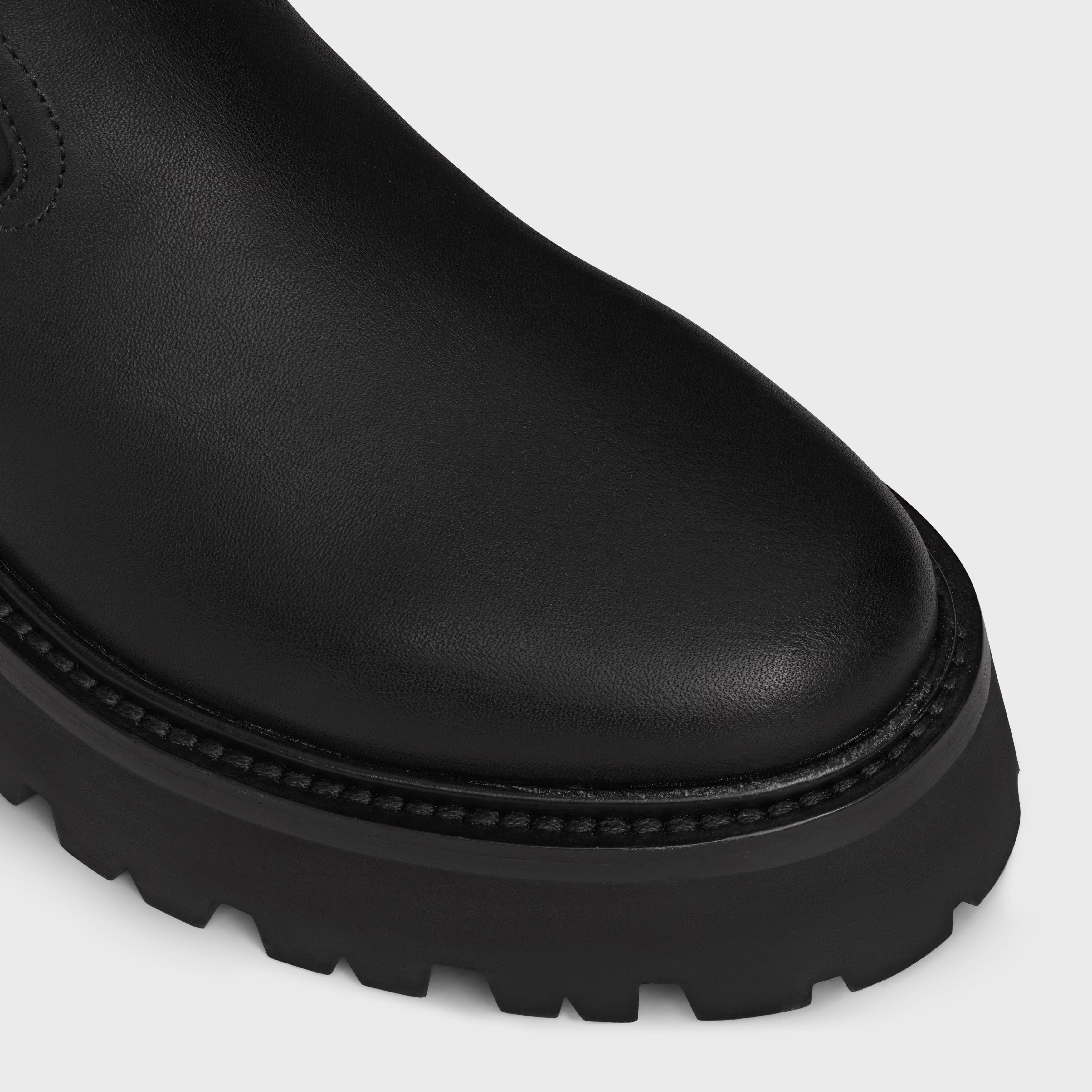 Celine o1bcso1str0925 361893554C Calfskin Bulky Hi Boots in Black Size US 10 / IT 40 - 3 Thumbnail