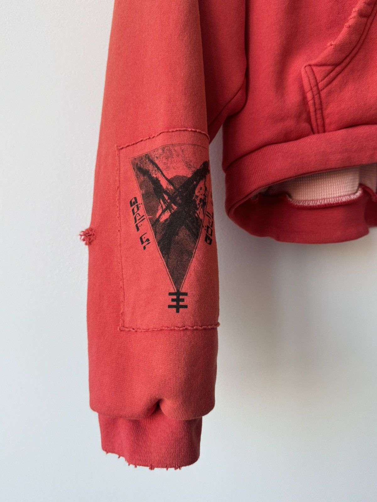 Enfants Riches Deprimes ENFANTS RICHES DEPRIMES ANTI-PROCESS THERMAL LINE HOODIE RED Size US L / EU 52-54 / 3 - 10 Thumbnail