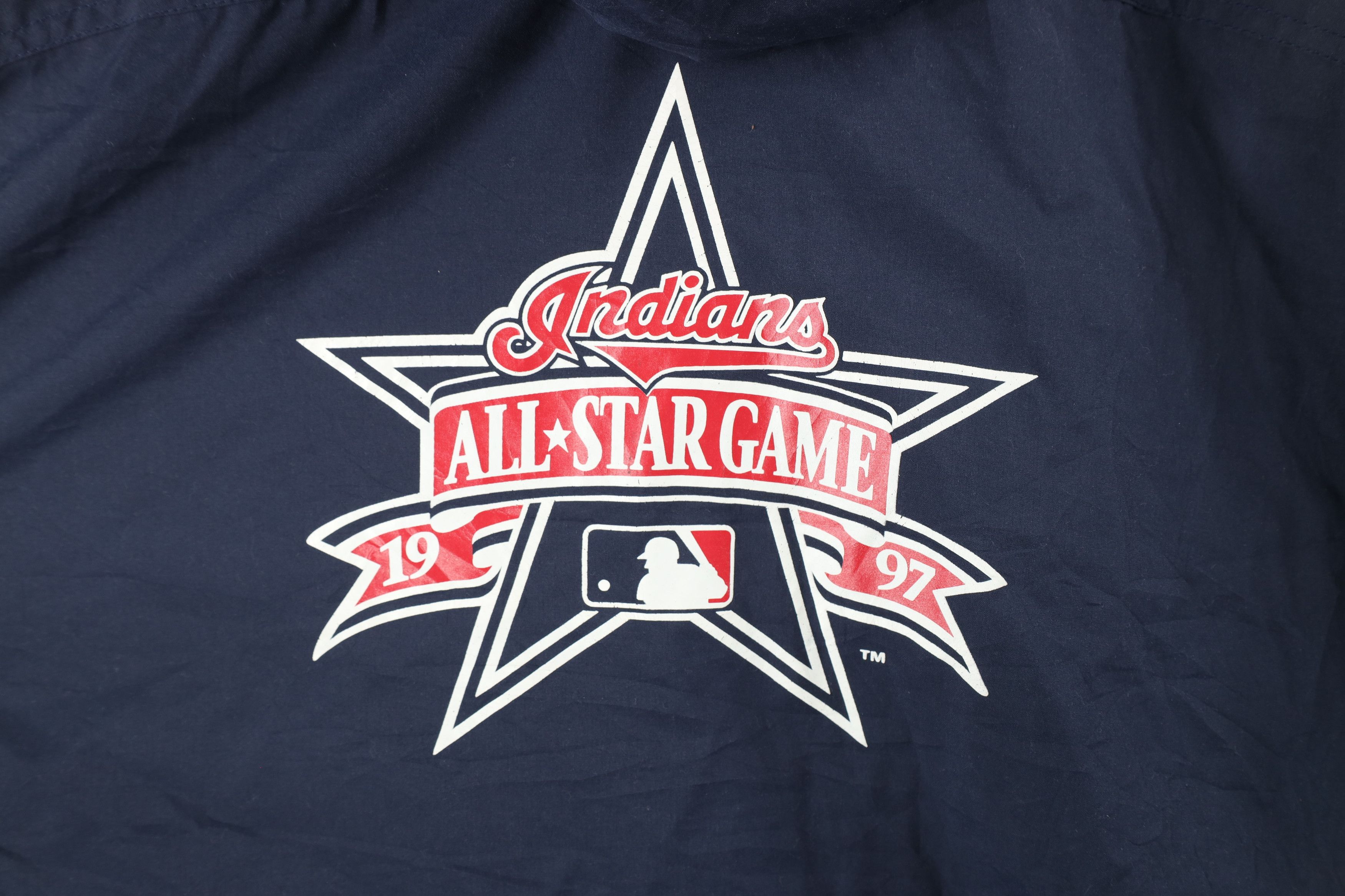 Vintage Vintage 90s Baseball All Star Game Cleveland Indians Jacket Size US XXL / EU 58 / 5 - 9 Thumbnail
