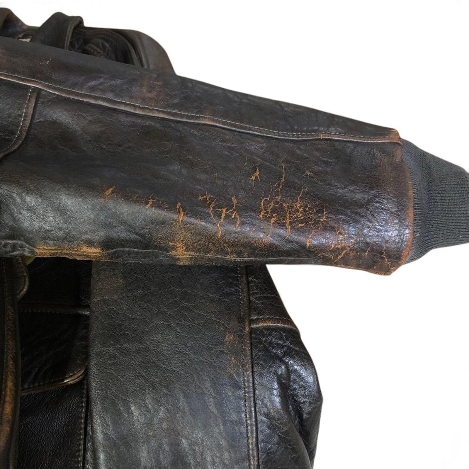 Avirex Avirex - S Type A-2 Genuine Leather Flight Jacket Size US S / EU 44-46 / 1 - 8 Thumbnail