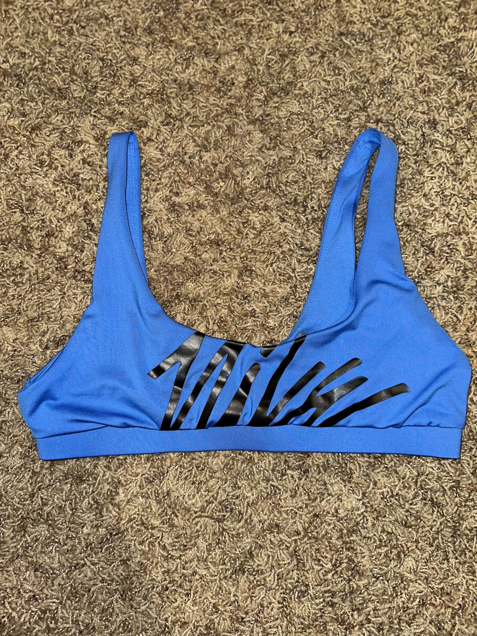 Nike Nike Women's Big Logo Lined Bikini Top Swim Size ONE SIZE - 1 Thumbnail