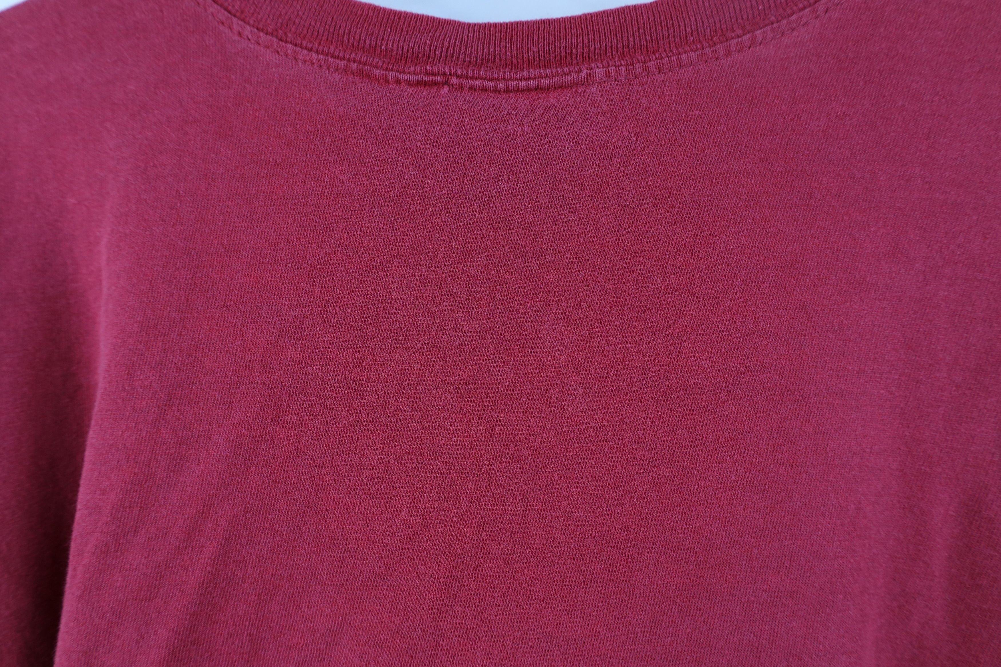 Vintage Vintage 90s Bum Equipment Boxy Fit Perfect T-Shirt Red Size L / US 10 / IT 46 - 11 Thumbnail