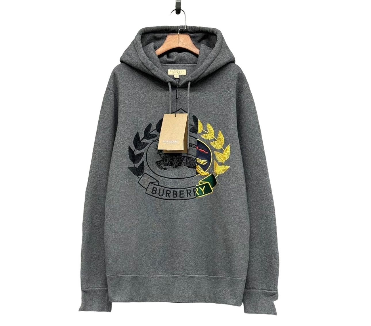Burberry Burberry Prorsum Logo Embroidered Hoodie Size L Size US L / EU 52-54 / 3 - 1 Thumbnail