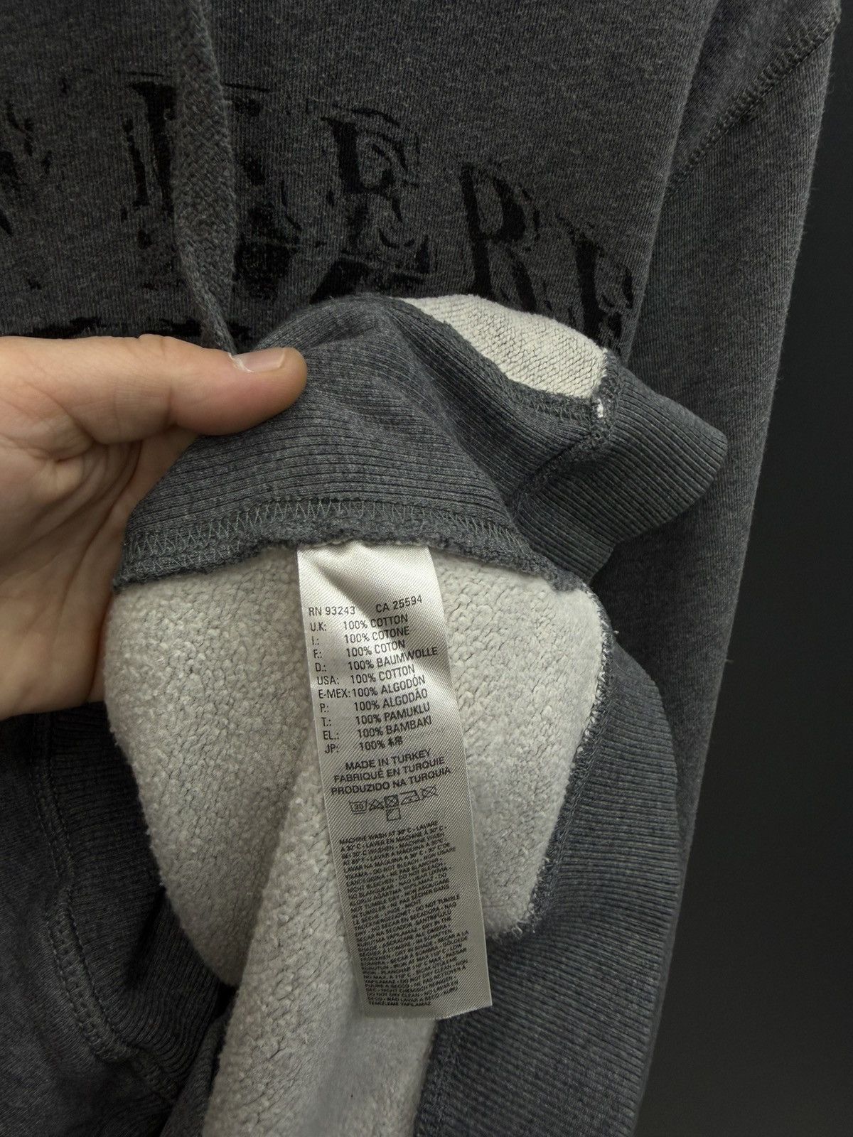 Diesel Vintage Y2k Diesel Hoodie Grey Graphic Pullover Size M Size US M / EU 48-50 / 2 - 7 Thumbnail