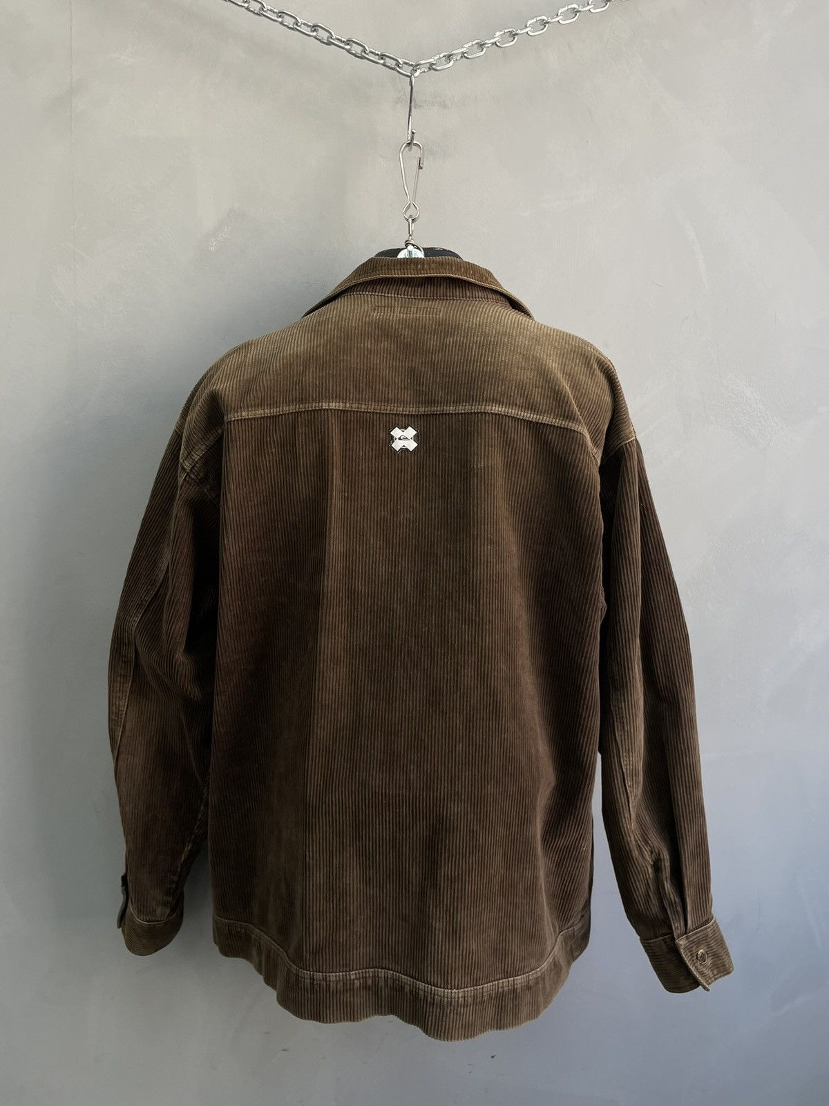 Quiksilver Quiksilver Brown Corduroy Workwear Jacket Size M Size US M / EU 48-50 / 2 - 9 Thumbnail