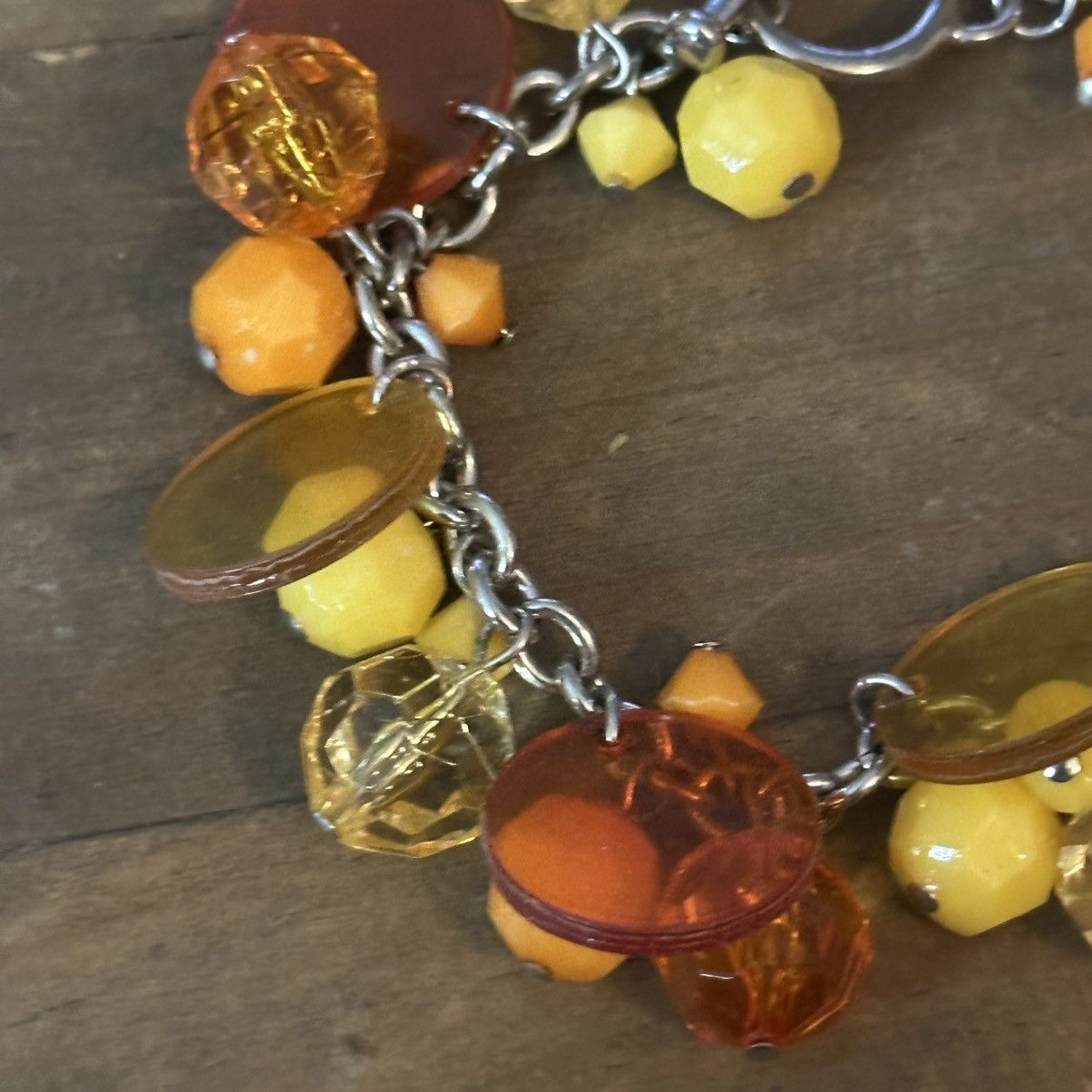 Other Orange and yellow bead cha cha toggle bracelet Size ONE SIZE - 6 Thumbnail