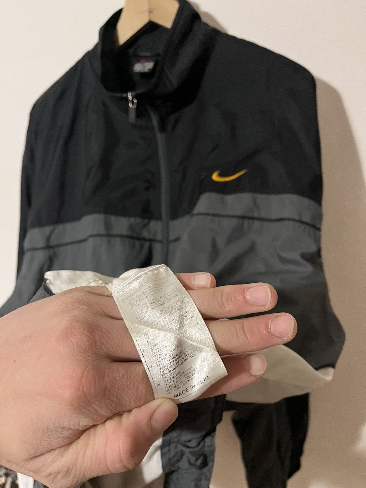 Nike NIKE💥VTG RARE JACKET CENTRE SWOOSH Size US XL / EU 56 / 4 - 7 Thumbnail