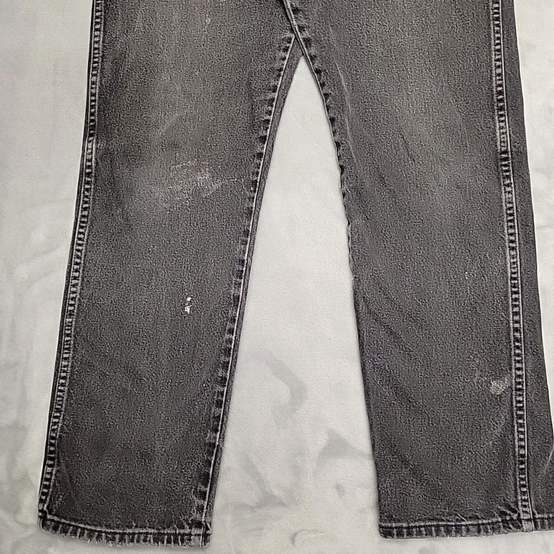 Wrangler Wrangler Jeans Mens 33x32 Black Heavyweight Denim 1013MWZWK Western Cowboy Rodeo Jeans Mens 33 Black Cowboy Western USA Wrangler 13MWZ Mens Size US 33 - 2 Thumbnail