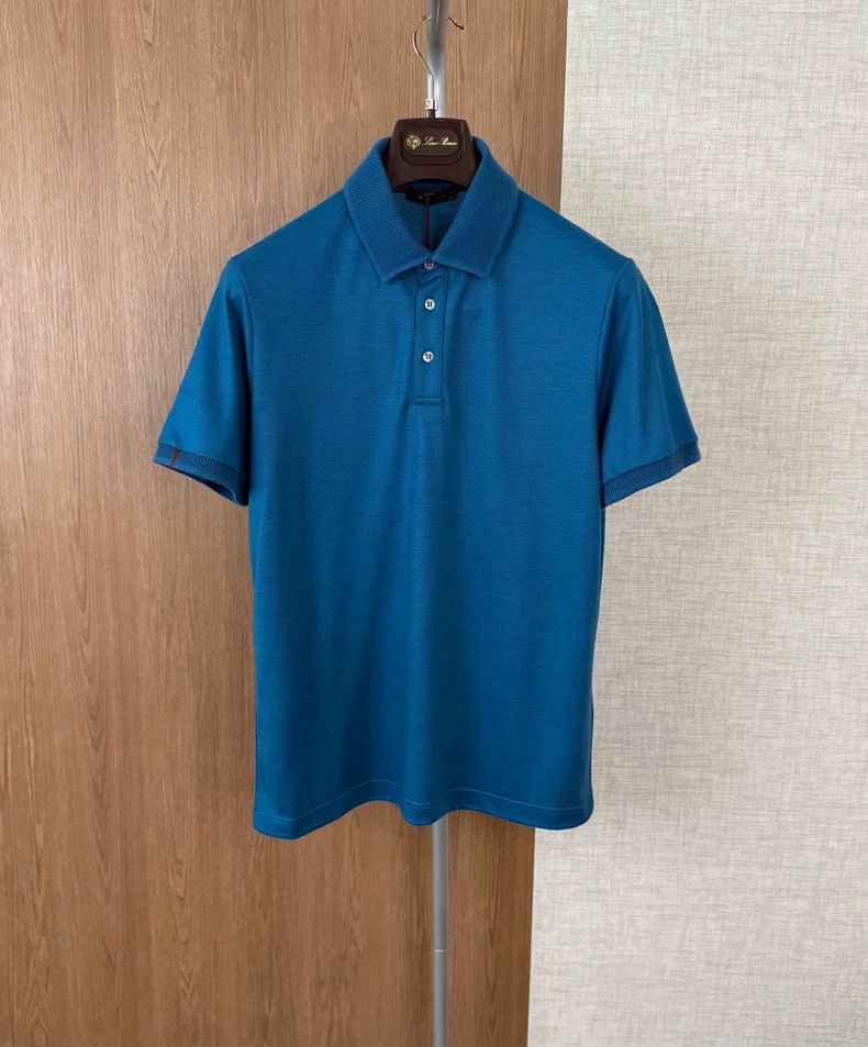 Loro Piana LORO PIANA Spring and summer knit cashmere short sleeve po Size US L / EU 52-54 / 3 - 1 Thumbnail