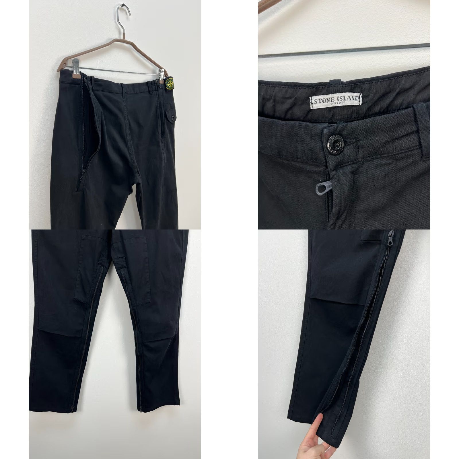 Stone Island Stone Island Pants Trousers Sportswear Vintage Size 52 Black Men Pants Size US 36 / EU 52 - 8 Thumbnail