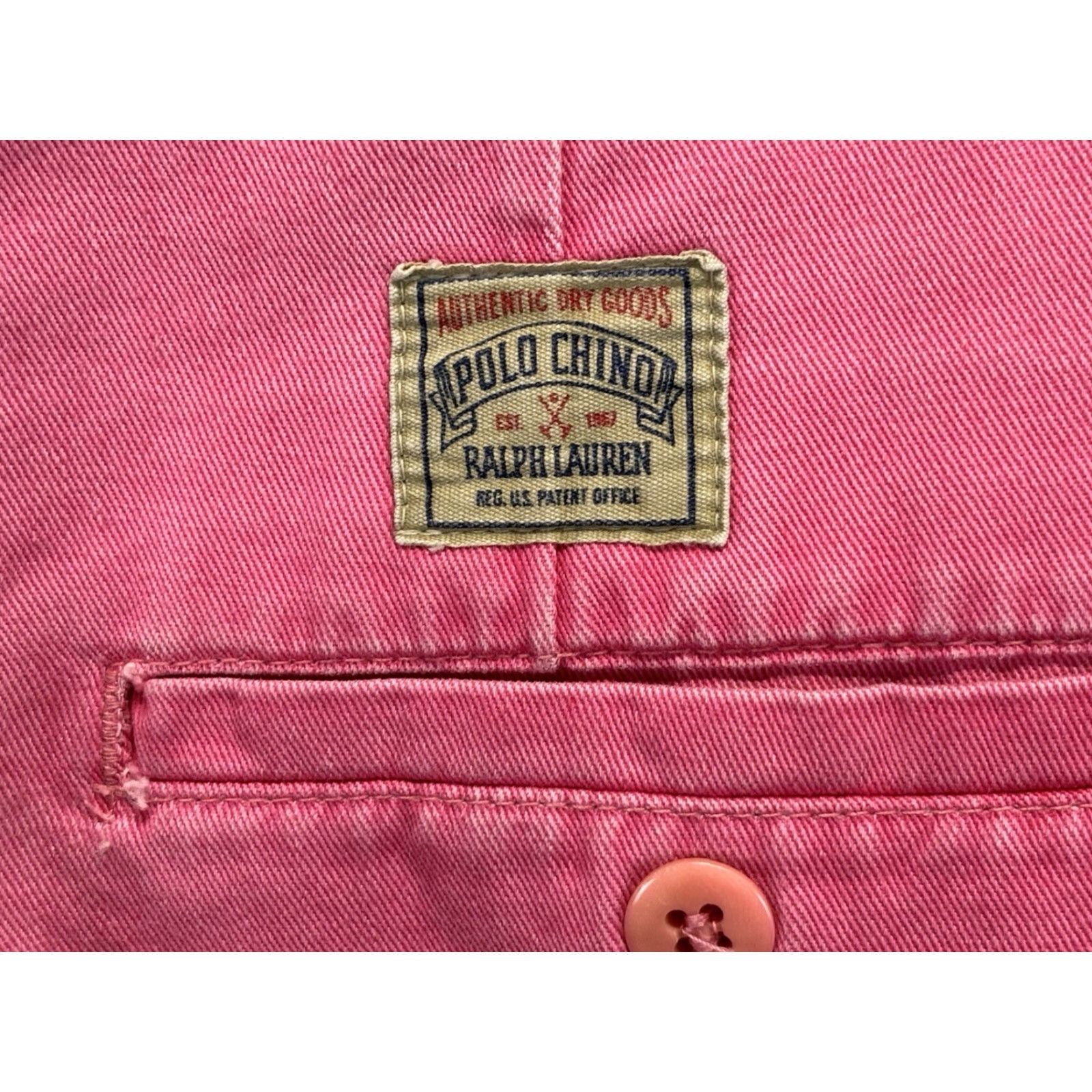 Ralph Lauren VINTAGE Ralph Lauren Country Women's High Waist Pink Shorts Size 12 28" Waist Wide Leg 90s Preppy Size 34" / US 12 / IT 48 - 4 Thumbnail
