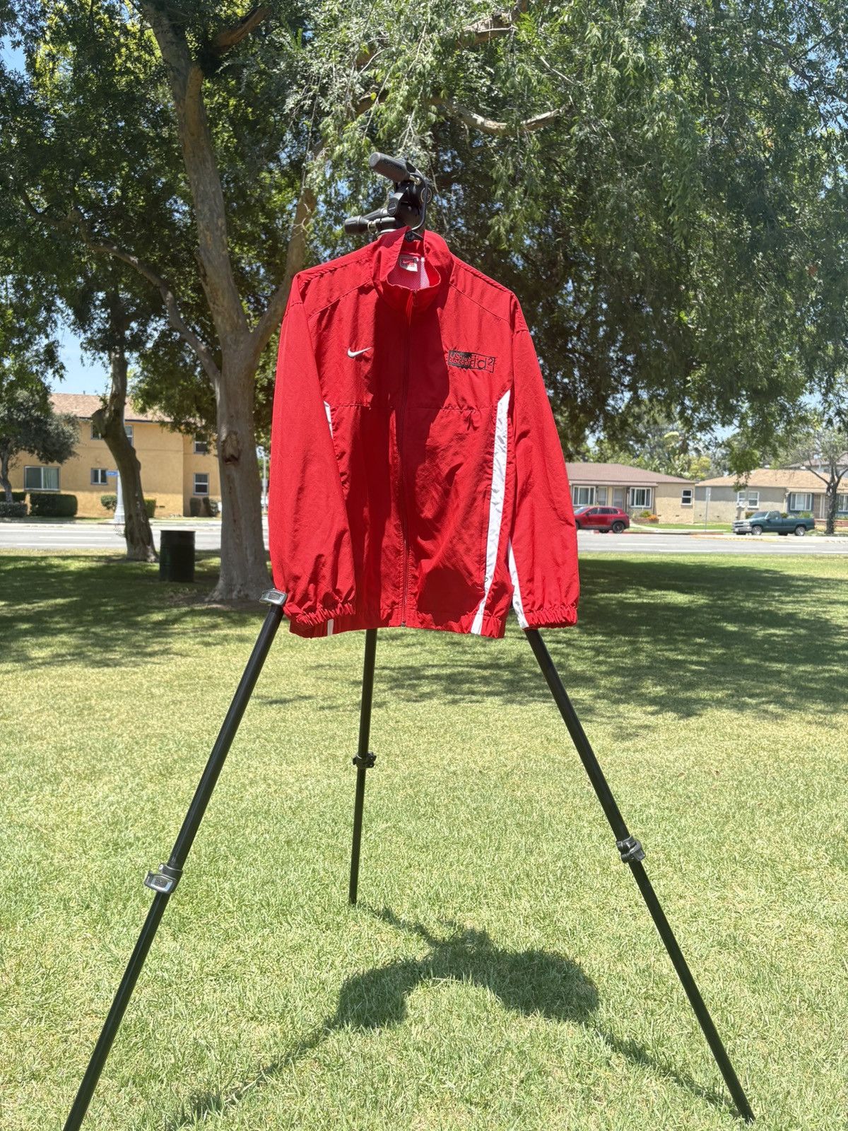 Nike Red and White Nike Streetwear Lightweight Jacket Size US S / EU 44-46 / 1 - 2 Thumbnail