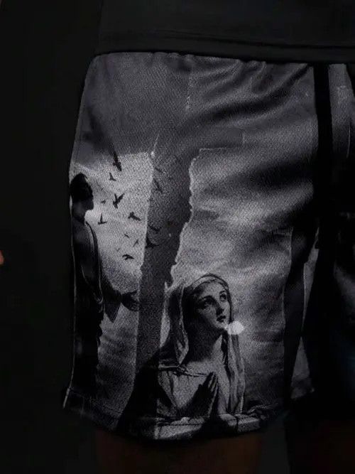 Japanese Brand Graphic Y2k Shorts DRIP summer Size US 36 / EU 52 - 2 Thumbnail