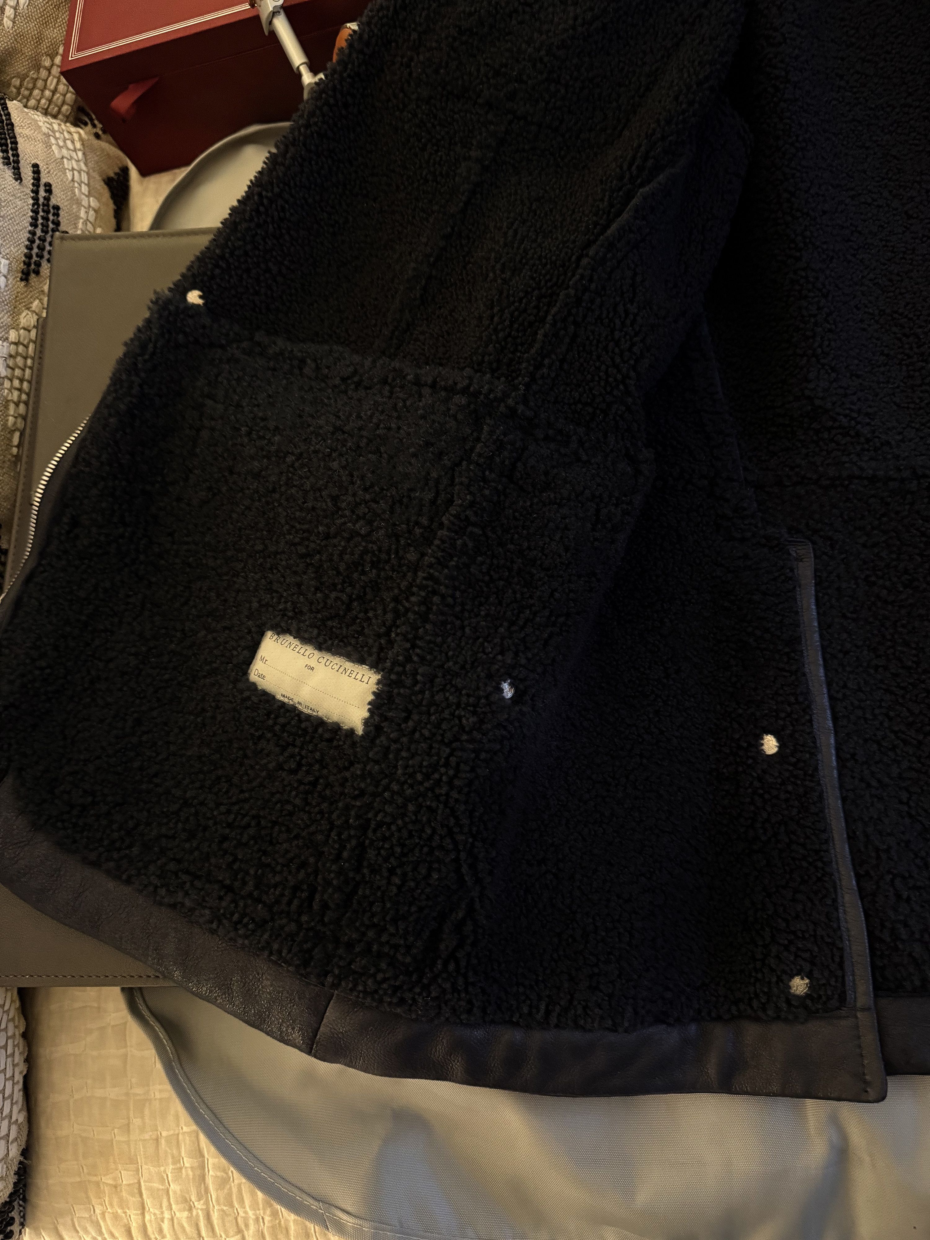 Brunello Cucinelli A Menswear Grail, Ultra-Rare $15,000 Full Shearling Jacket Size US M / EU 48-50 / 2 - 16 Thumbnail