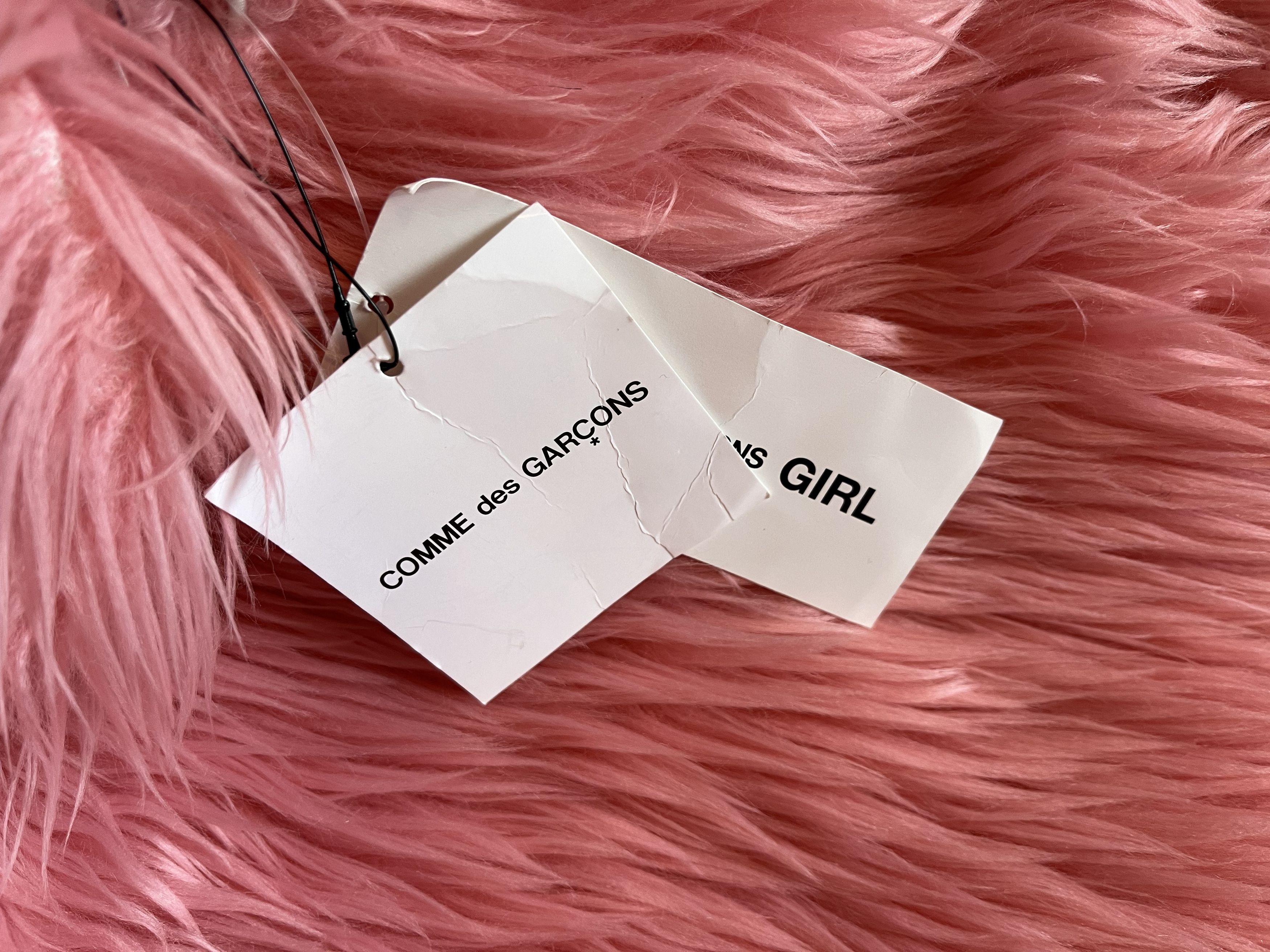Comme des Garcons Girl COMME des GARCONS GIRL Pink Fur Coat Size M / US 6-8 / IT 42-44 - 3 Thumbnail