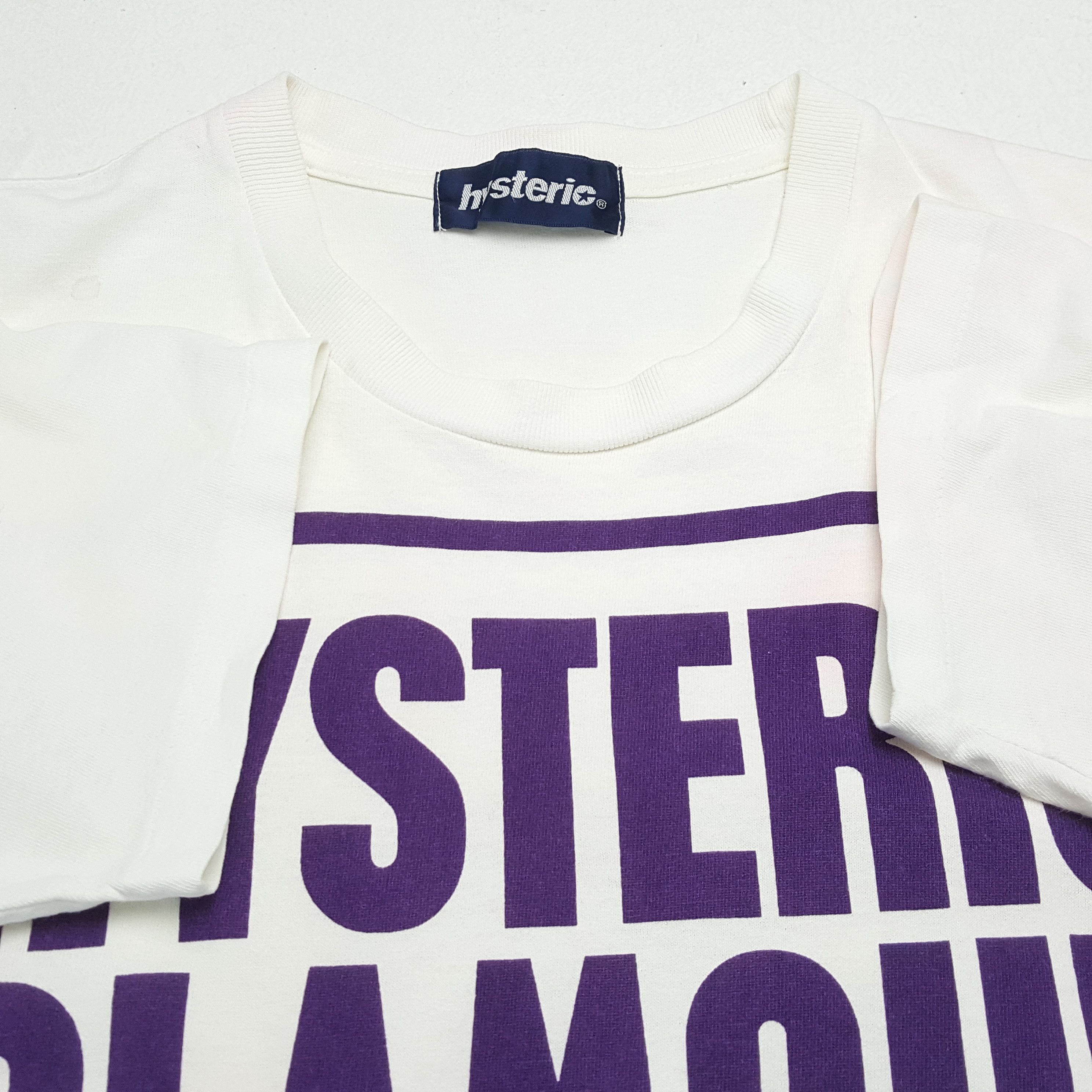 Hysteric Glamour × Japanese Brand × Vintage Vintage HYSTERIC GLAMOUR Japanese Fashion Brand T-Shirts Size US M / EU 48-50 / 2 - 6 Thumbnail